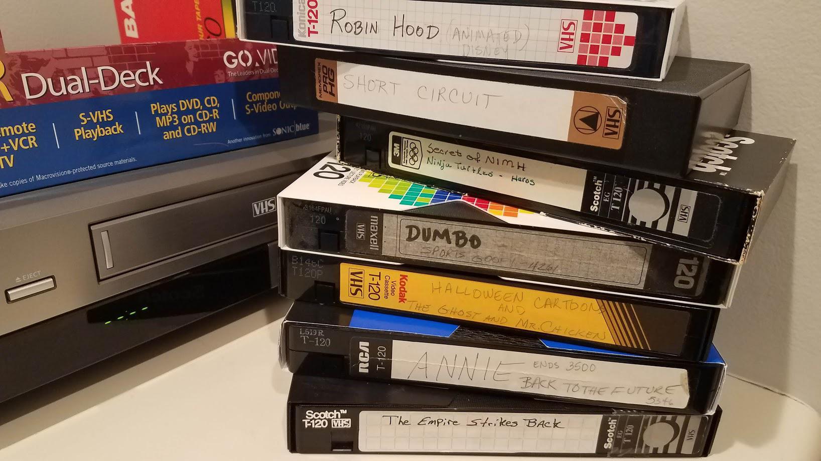 Recording your favourite movies and tv shows onto VHS tapes r/nostalgia