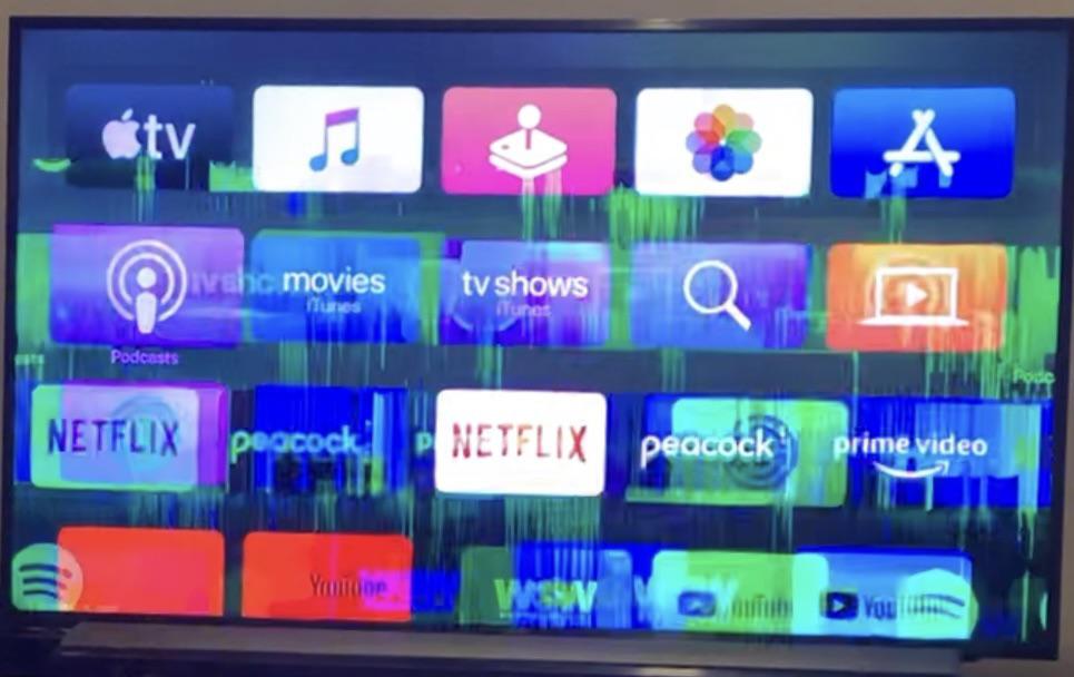 Flickering green screen issues. Is there a name for this so I can