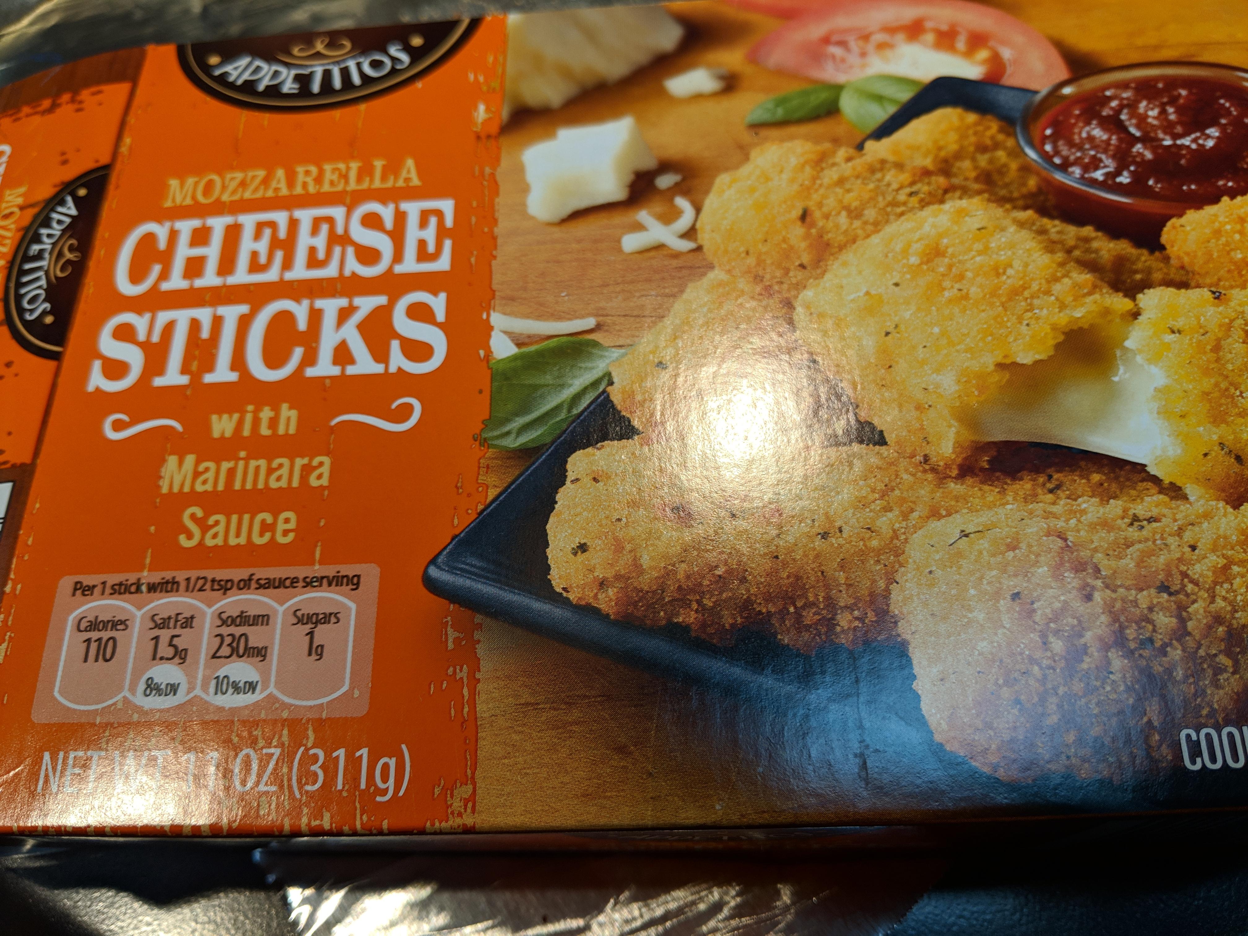 Tried these Mozzarella Cheese Sticks and wow, even the marinara was good! It was another great