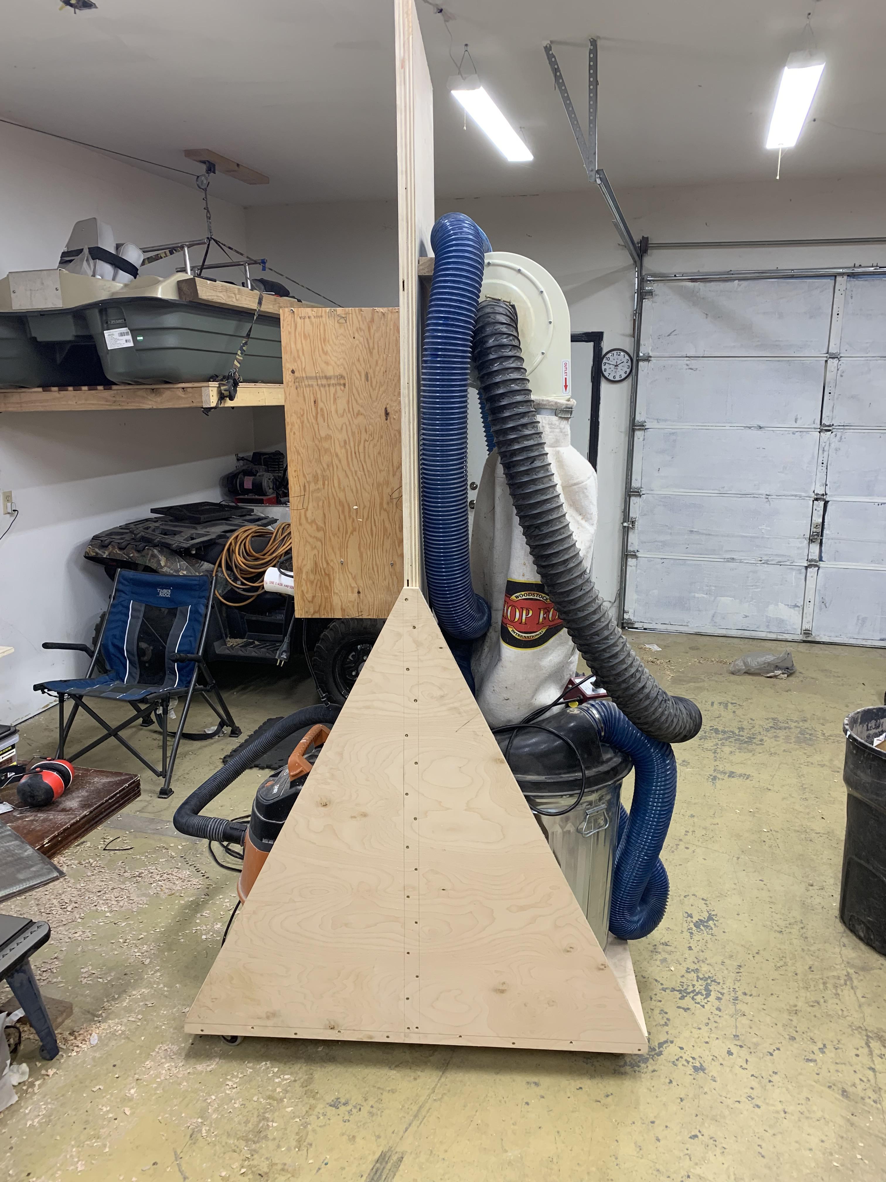 Dust collection cart r/woodworking