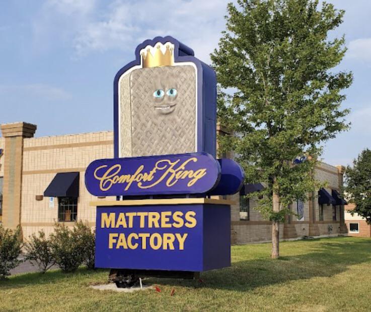 The Comfort King Mattress Factory in Sioux Falls, South Dakota. Their