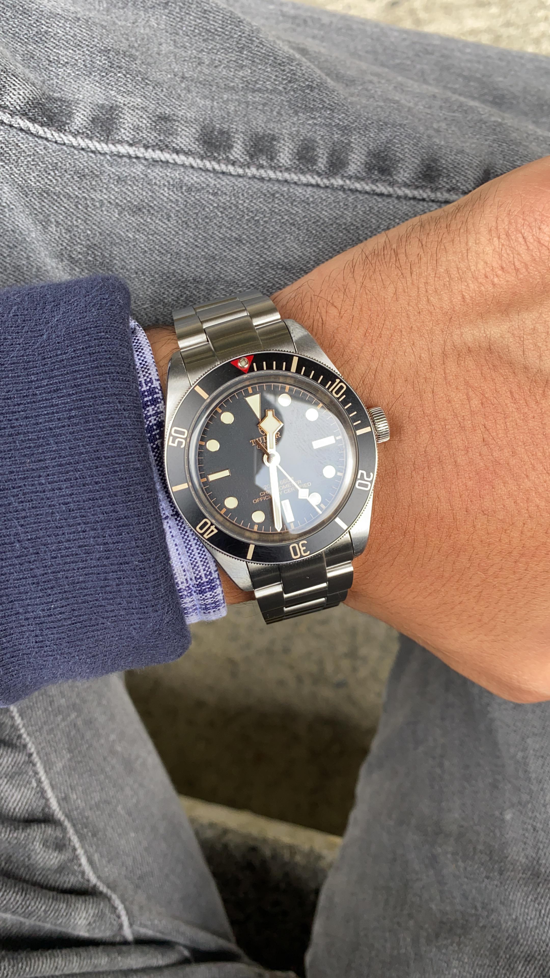 Put my 58 on a strapcode oyster today. Feel like it has much more of a