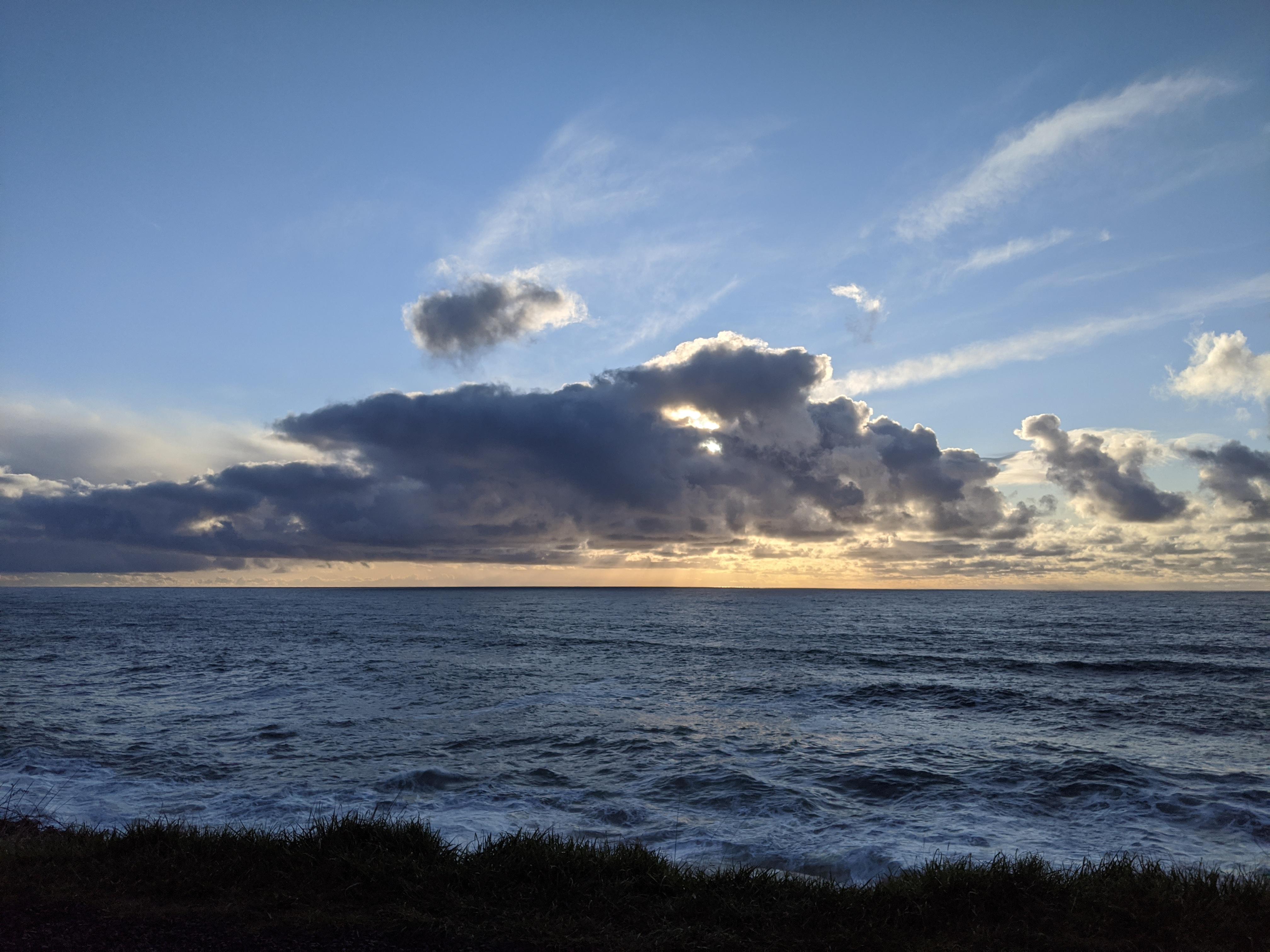 Sunset between Newport and Depoe Bay. r/oregon