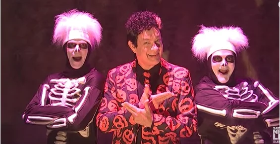 David S. Pumpkins reminding you that it don't have to be Oct. 31 to
