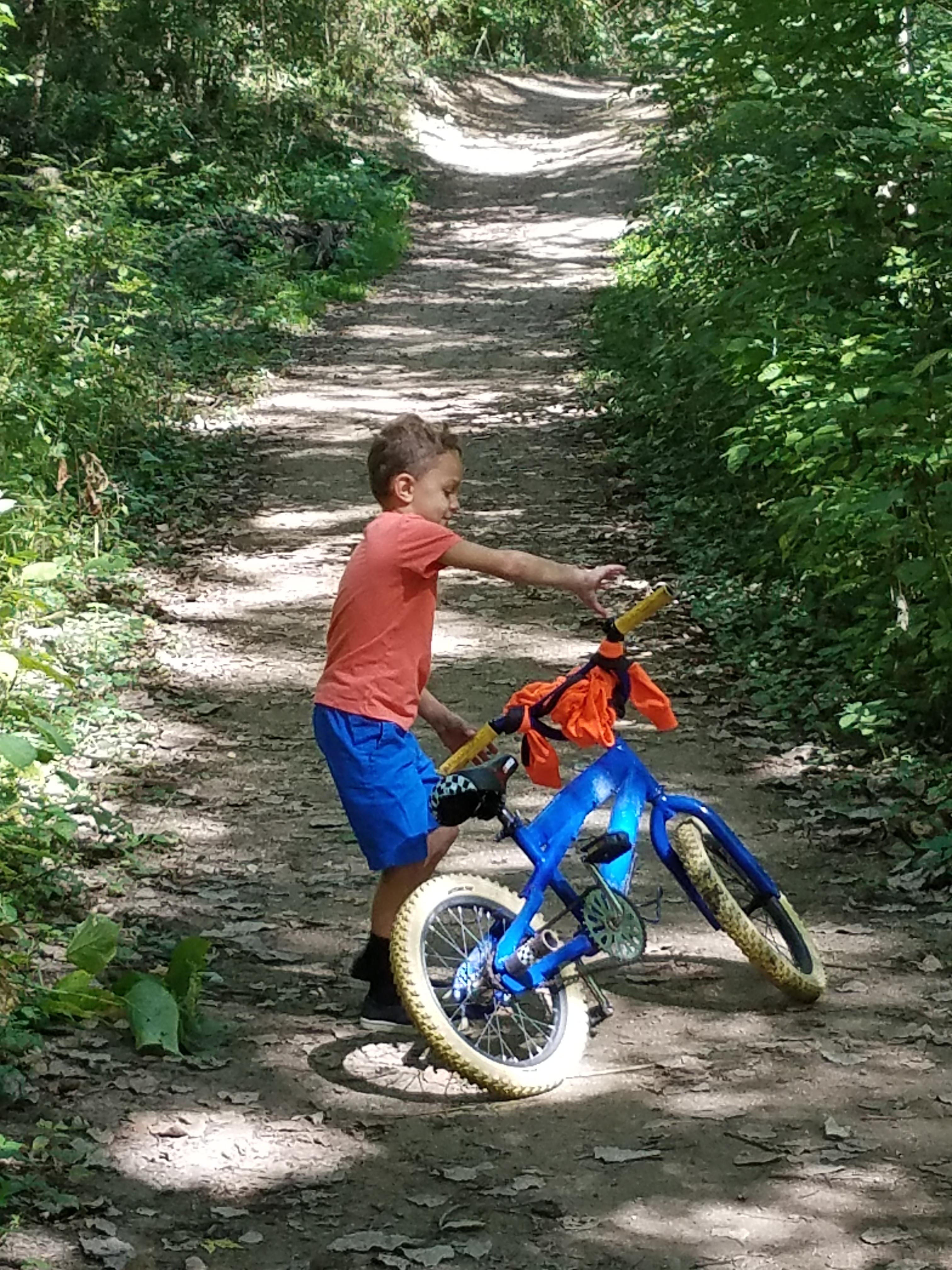 My son and his custom spray paint bike r/gravelcycling