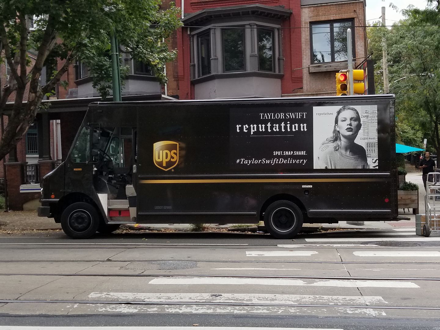 Look what Taylor Swift made UPS do. r/pics