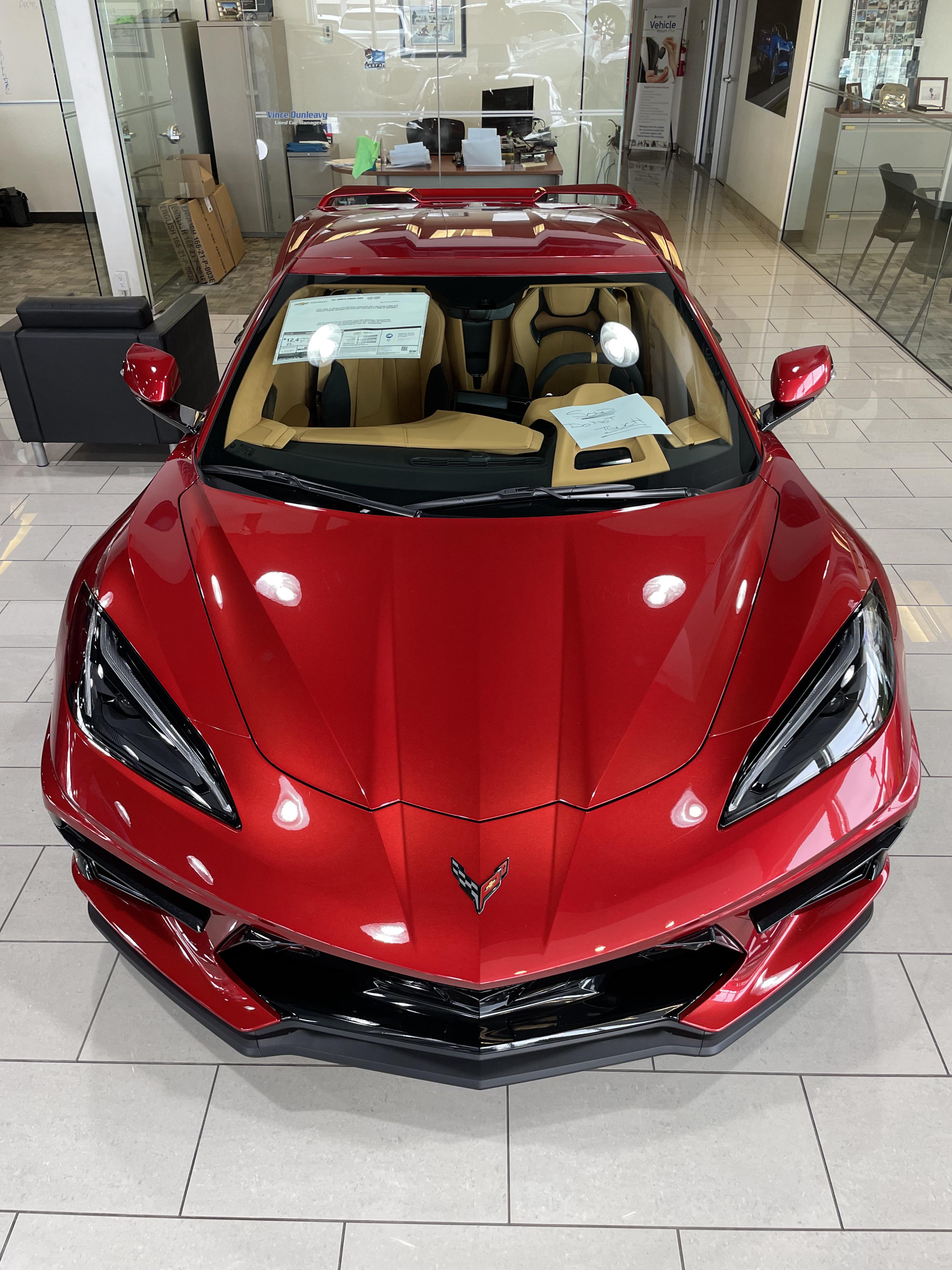 Absolutely in love with this new Red Mist metallic C8 I just had arrive in. New video post