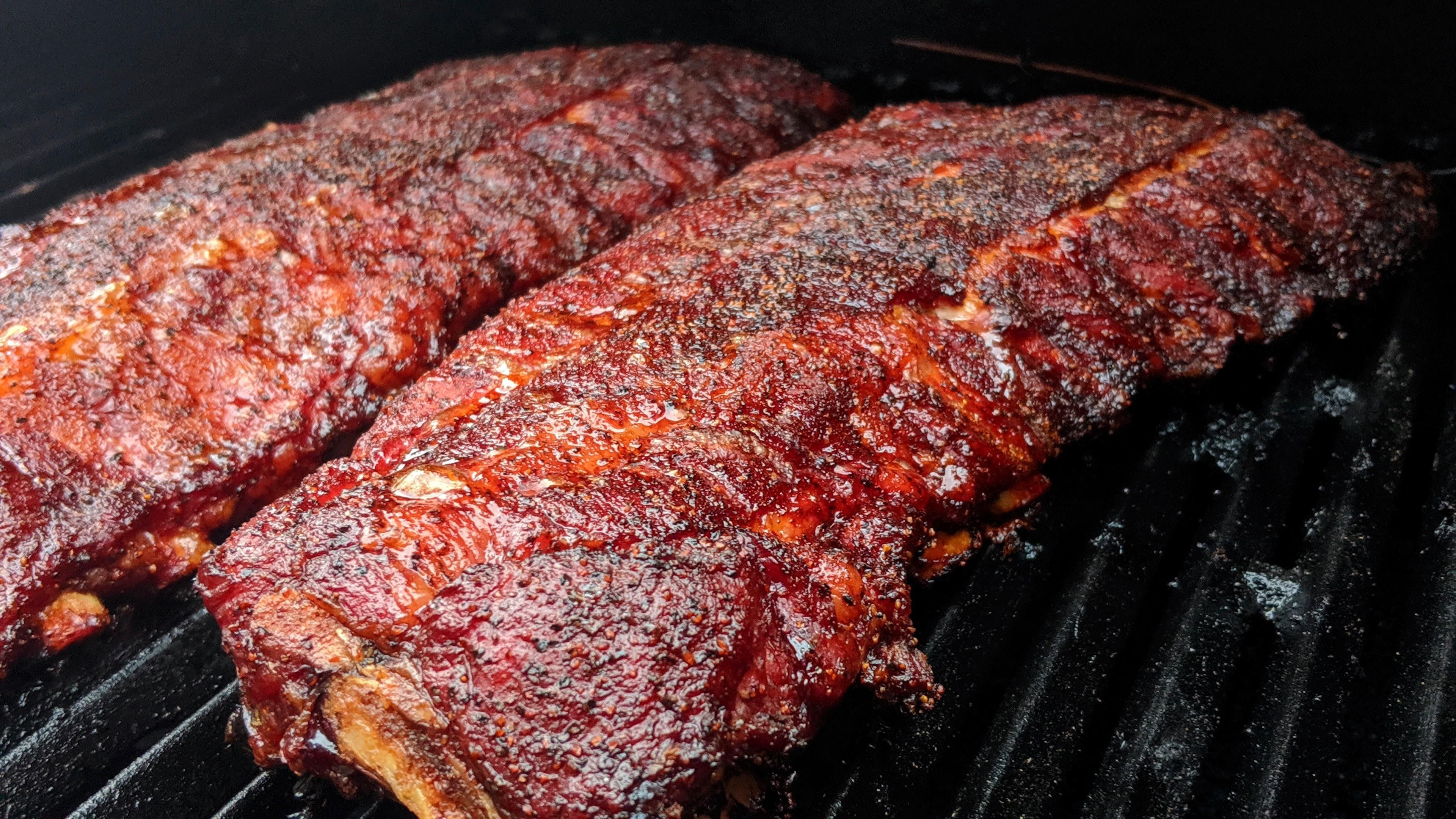 5 hour 225F no look ribs, seasoned with Meat Church Holy Gospel r/BBQ