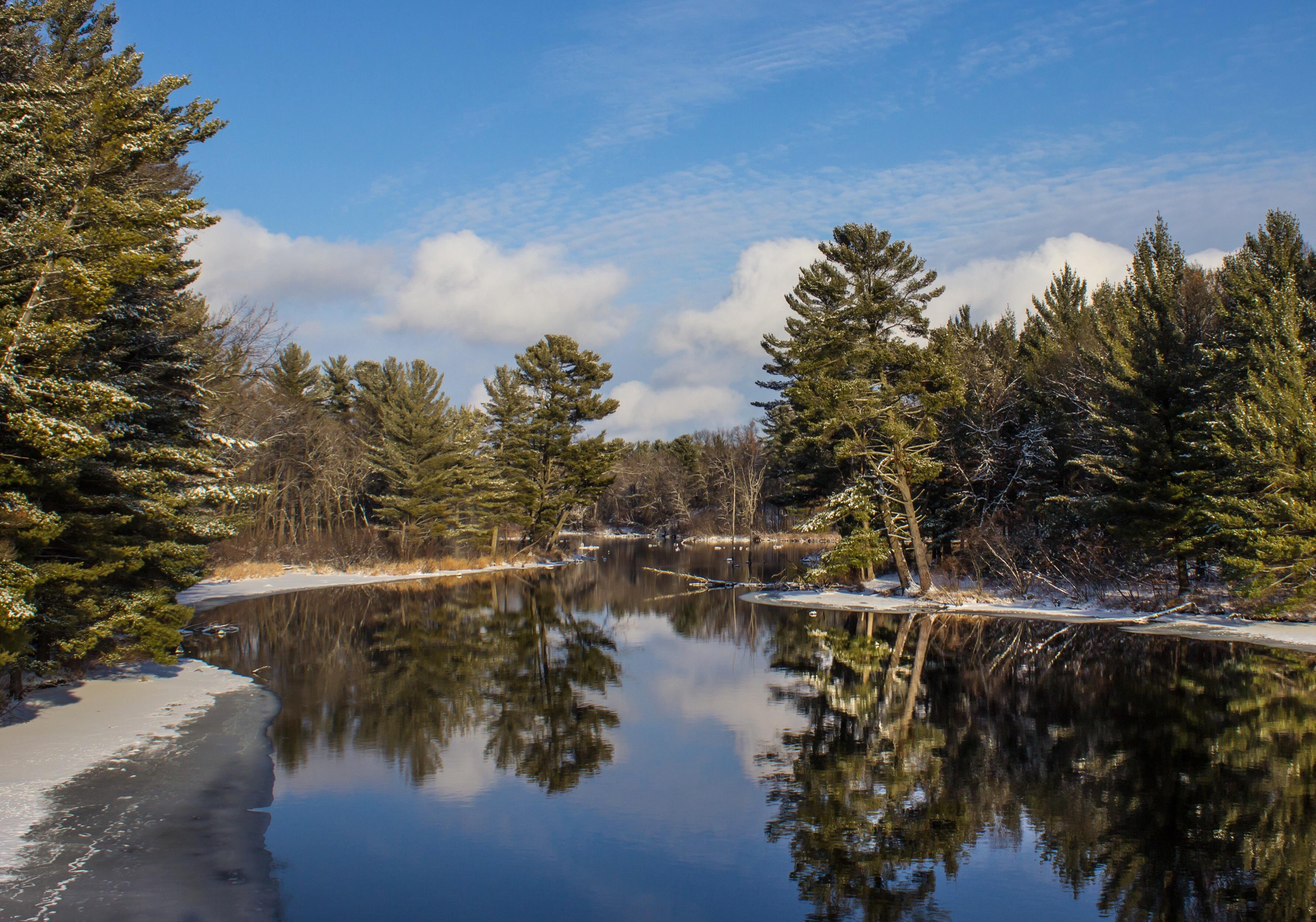 I love the views that you only come across on trails. (Plover river in