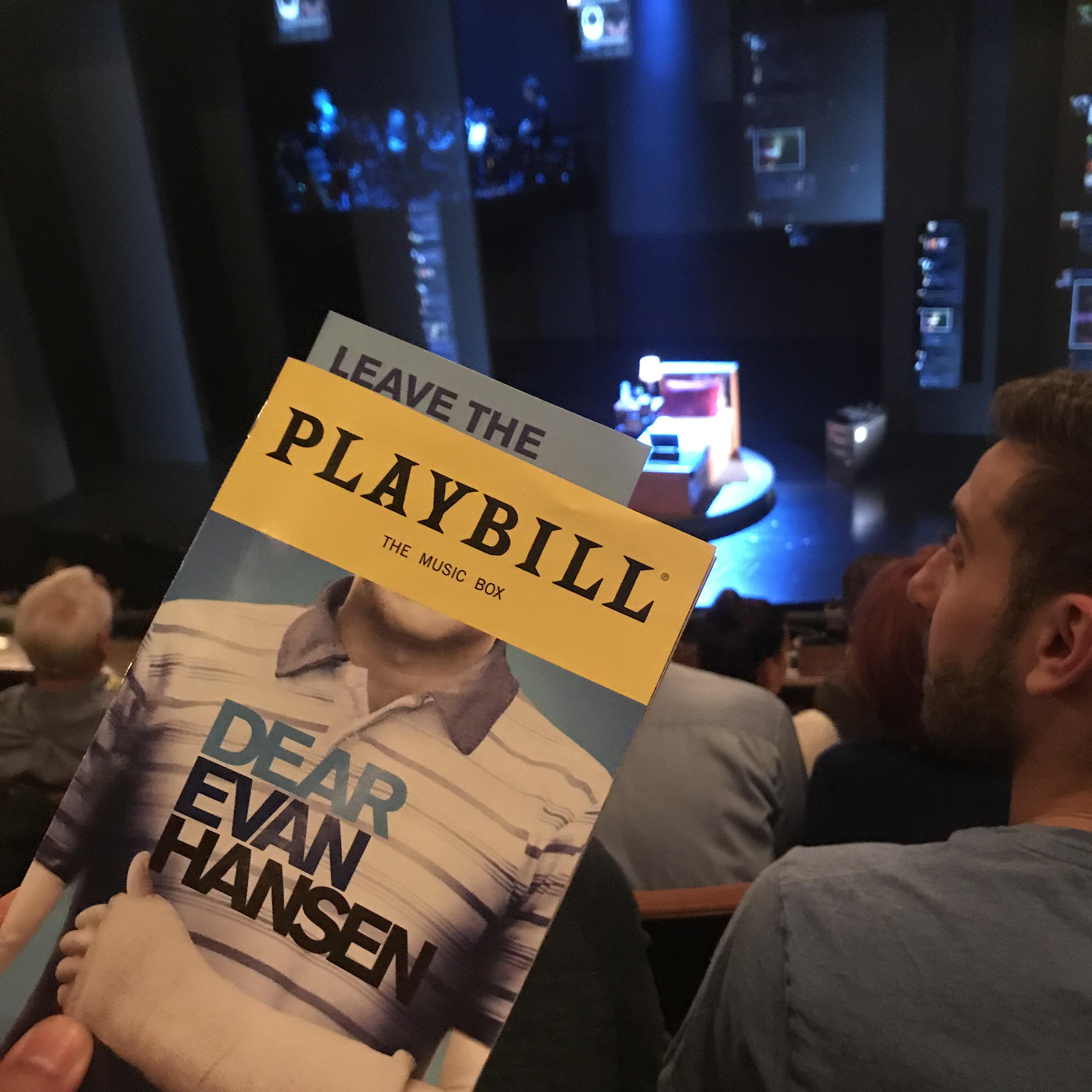 Finally got to see Dear Evan Hansen!!! I was a wreck by the end of Act