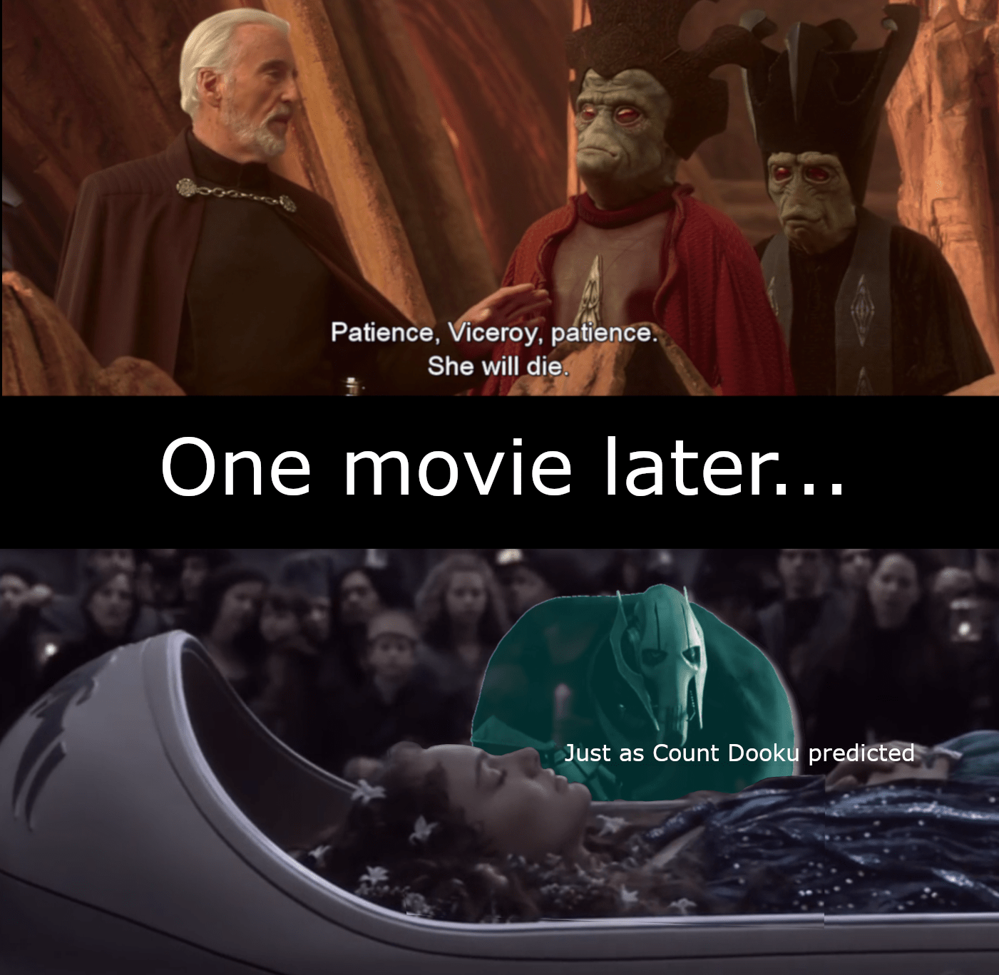 Everything is proceeding as I have foreseen r/PrequelMemes