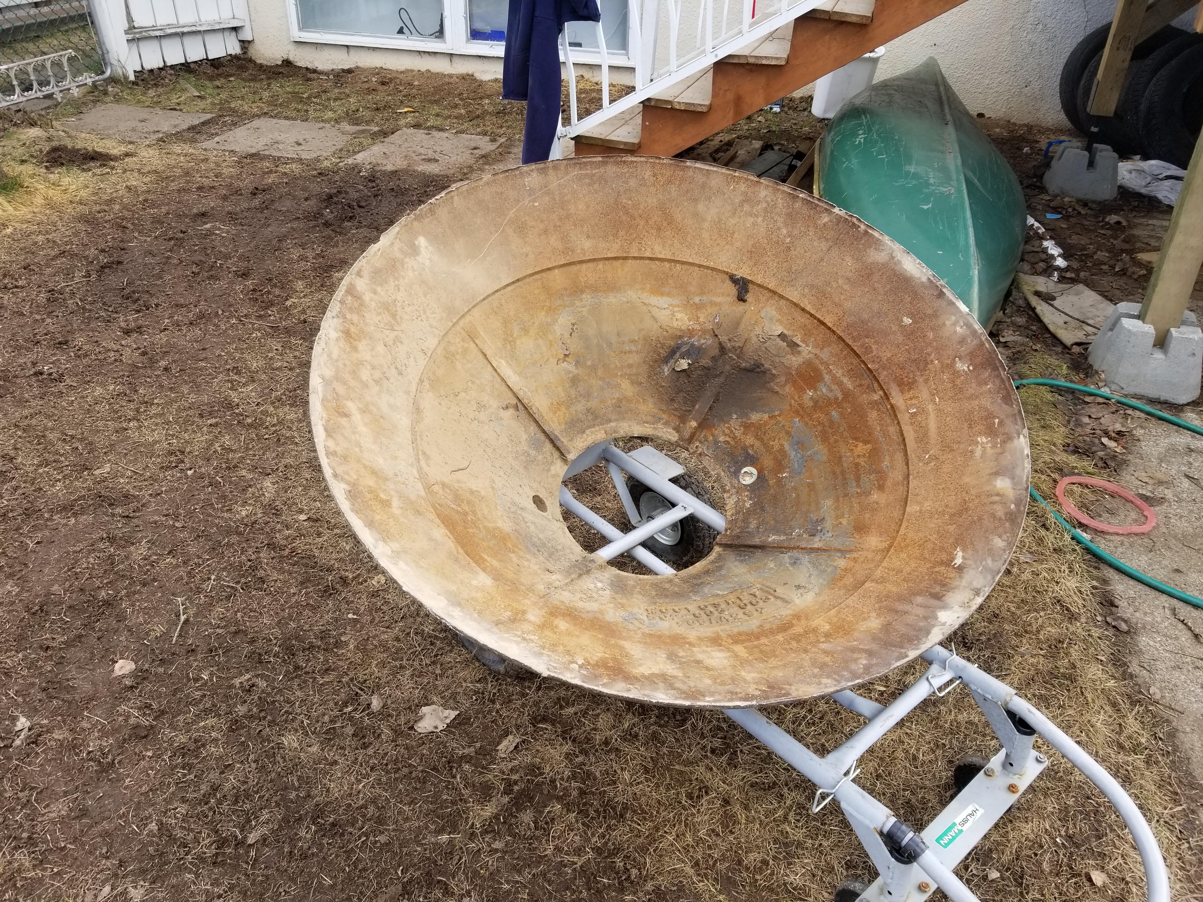 Crusher Cone Fire Pit / Crushing Cone Fire Pit Creation Landscape