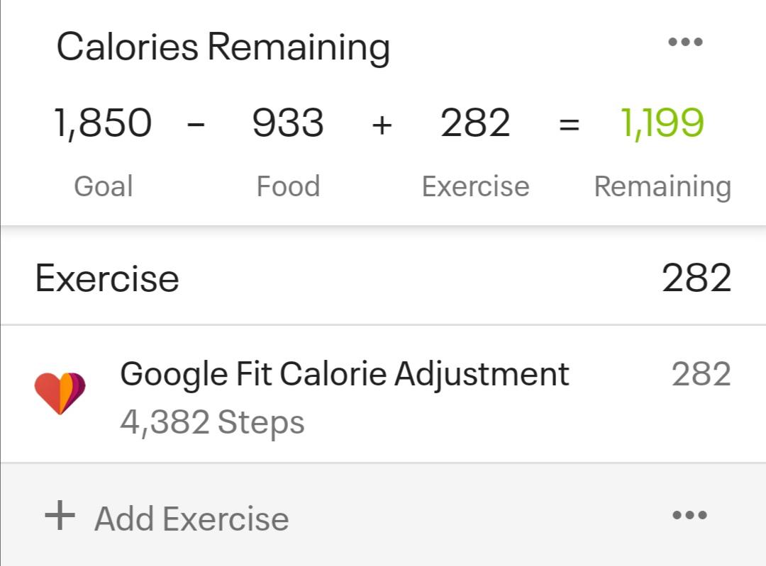 Myfitnesspal is being too generous with calories from steps. r