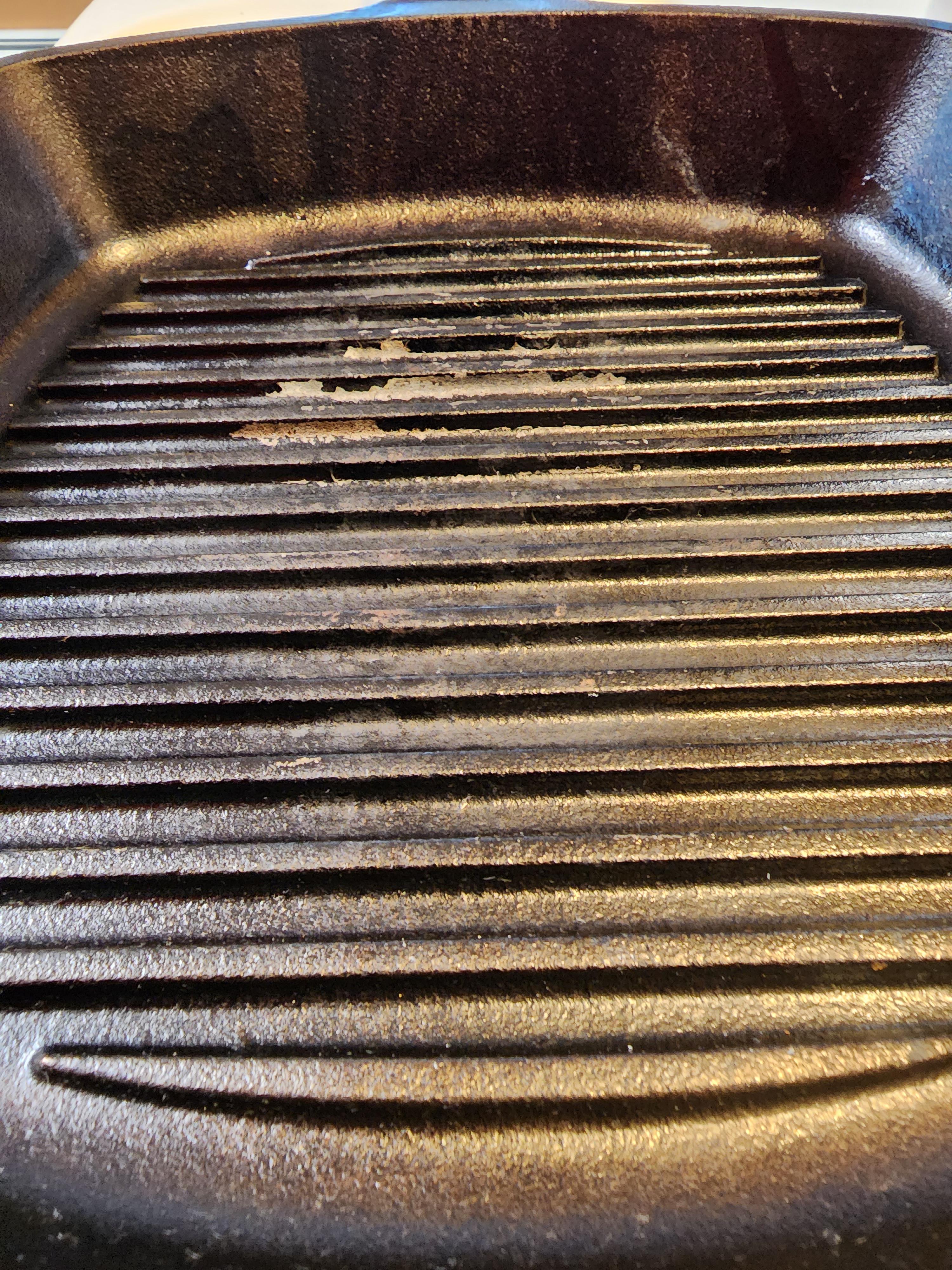 What did I do wrong with this new lodge grill pan? r/castiron