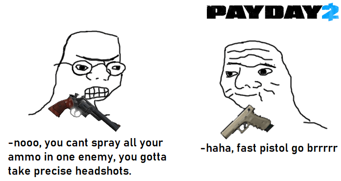 PAYDAY 2 haha i made a funny, but it do be like that u.u PAYDAY