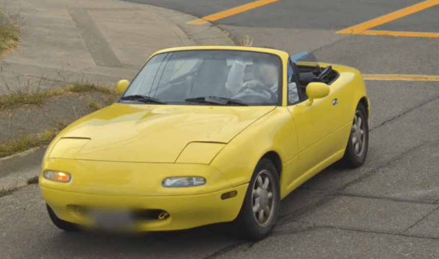 Google street view caught me and my bae r/Miata
