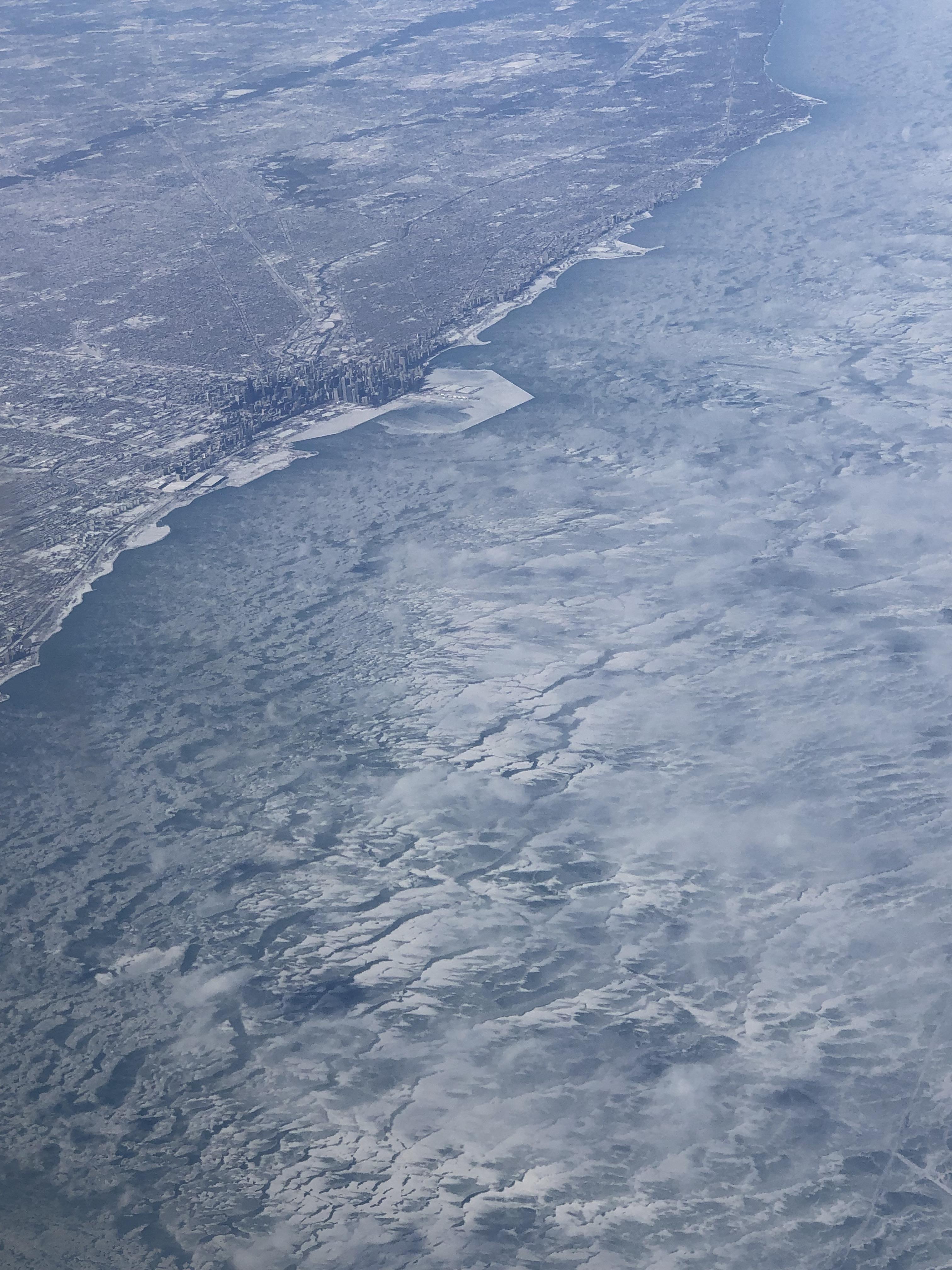 Chicago from 30,000 ft on my flight from Denver to New