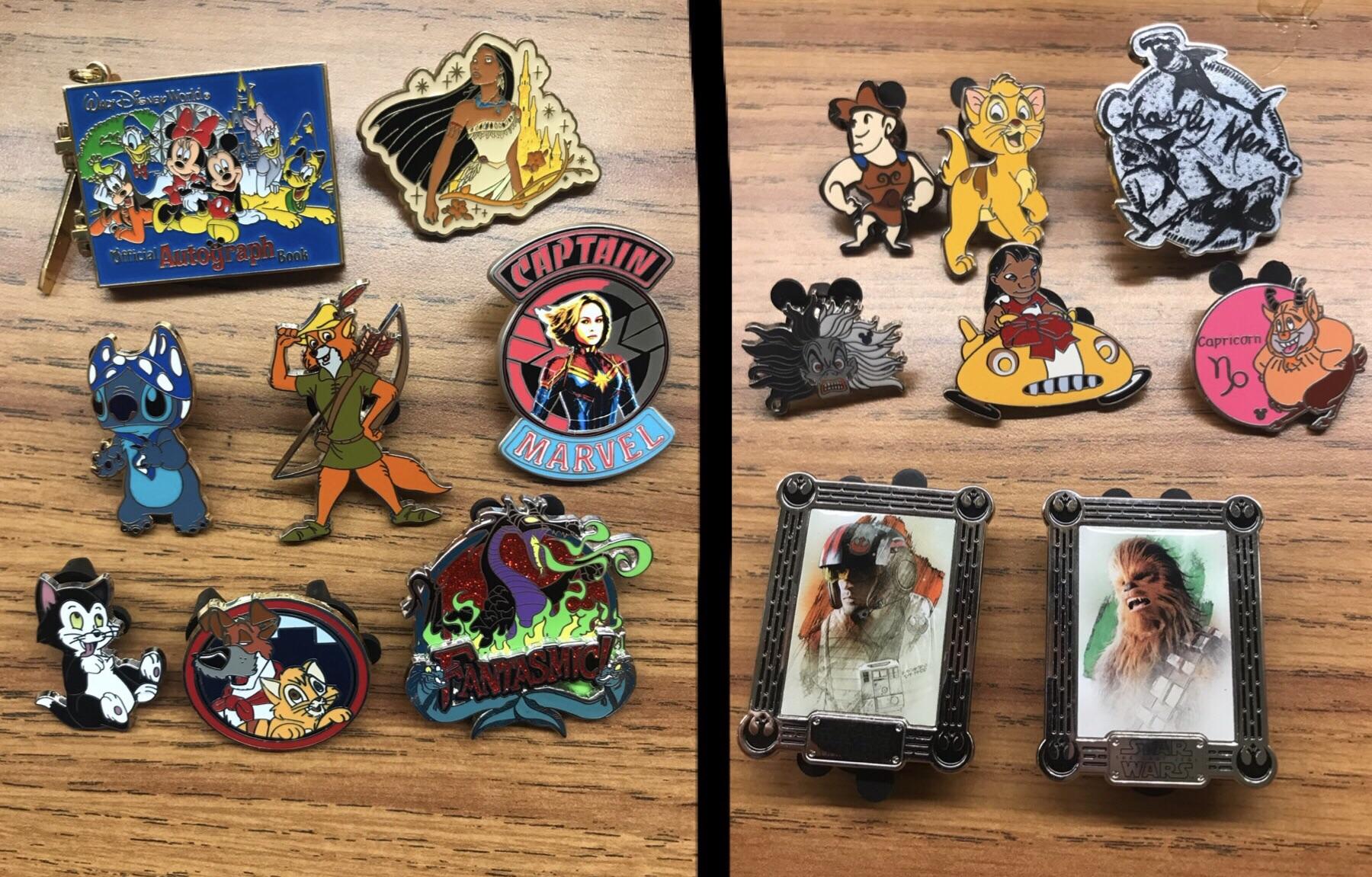 Got these pins while at WDW this week. The ones on the right are