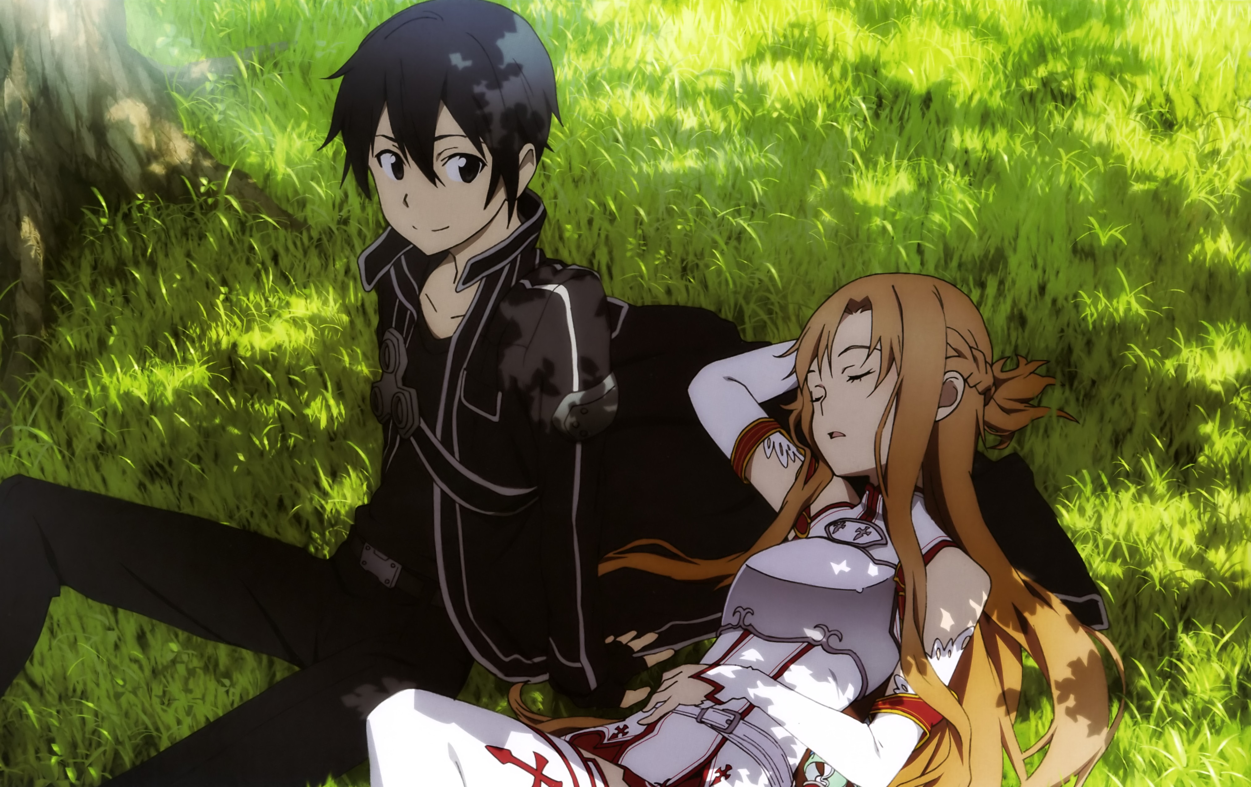 Sao Asuna And Kirito Sleeping