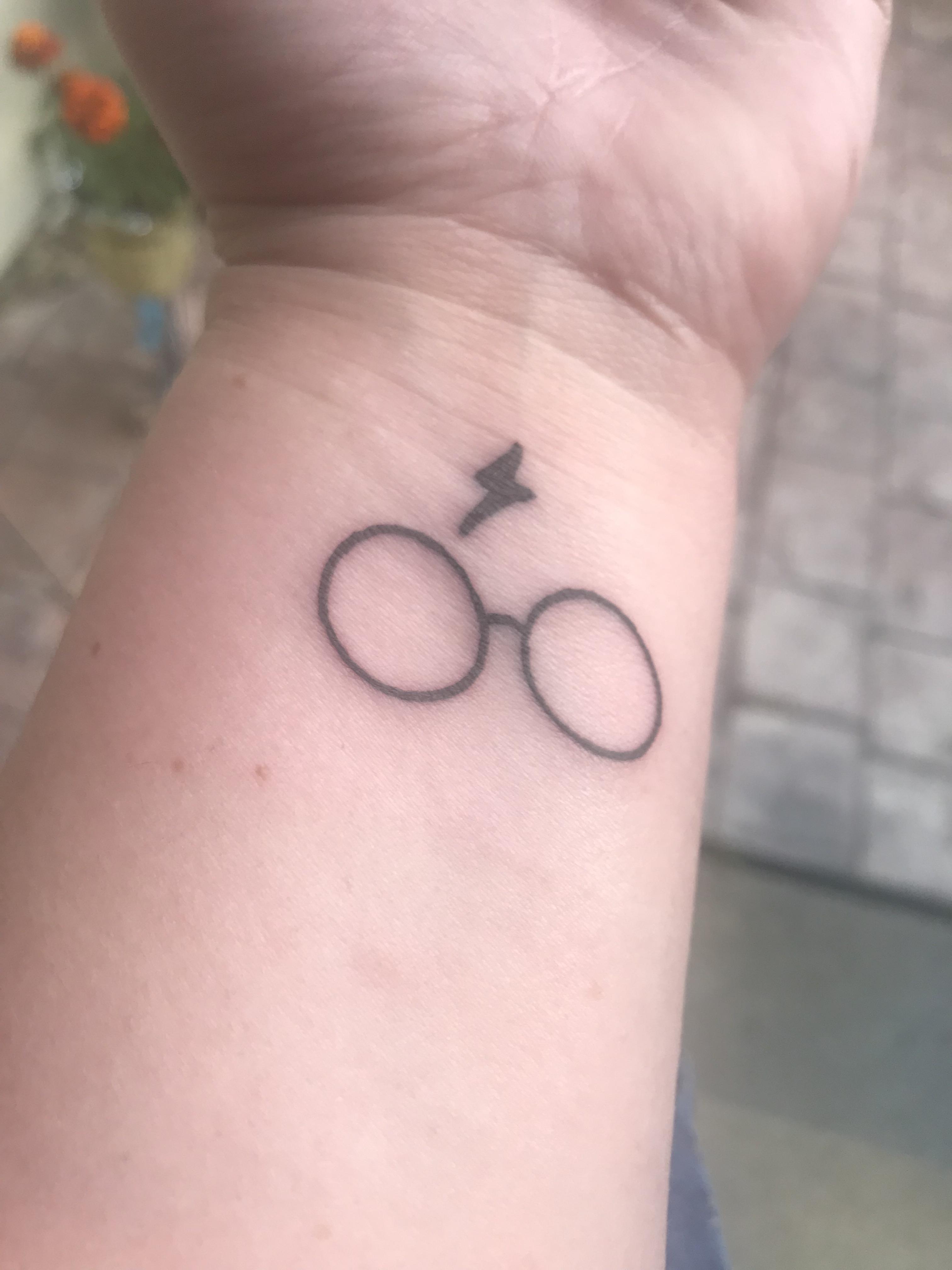 Finally got my Harry Potter tattoo! Done by Austin at Pins & Needles in