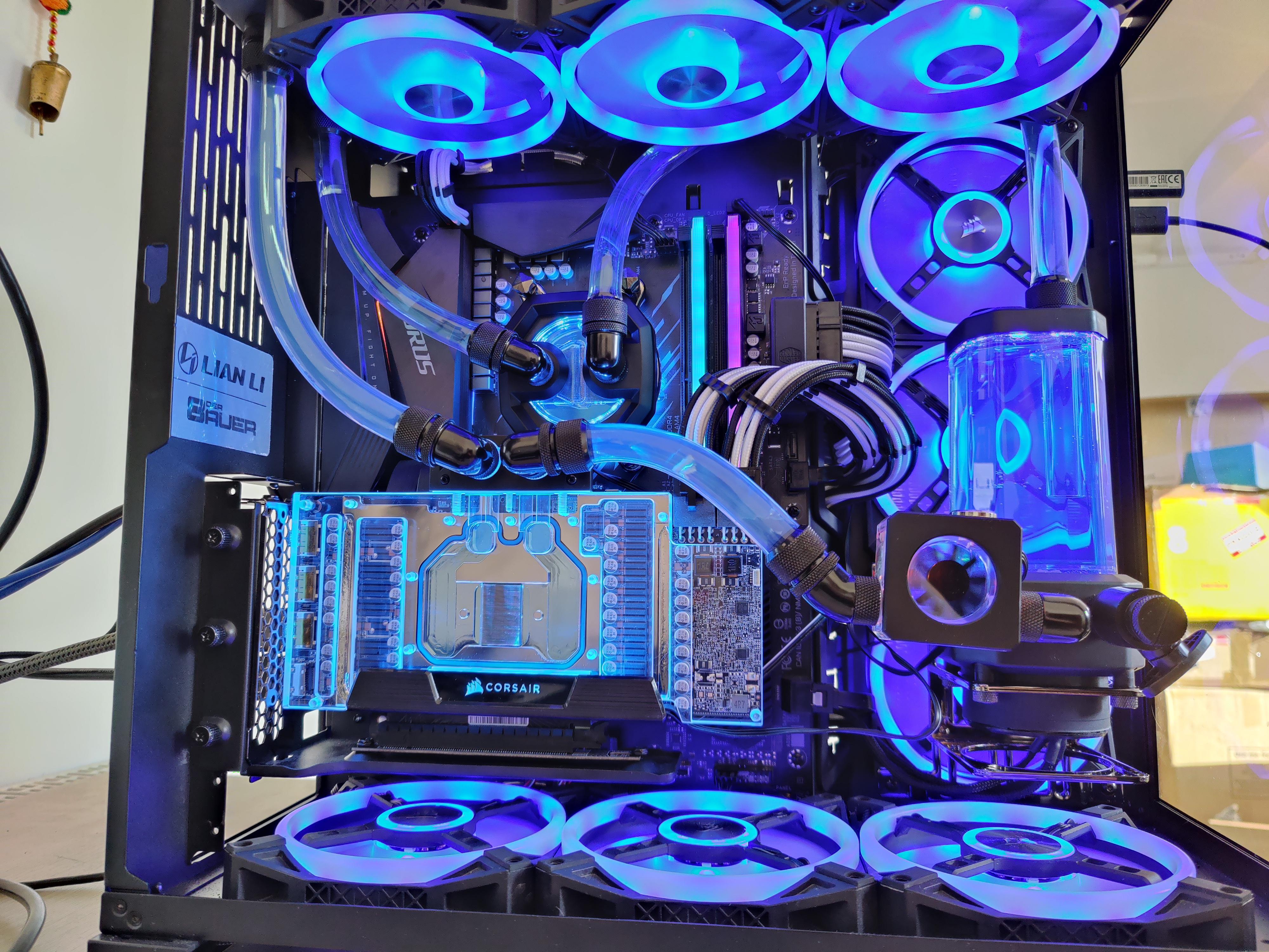 First watercooled build complete watercooling