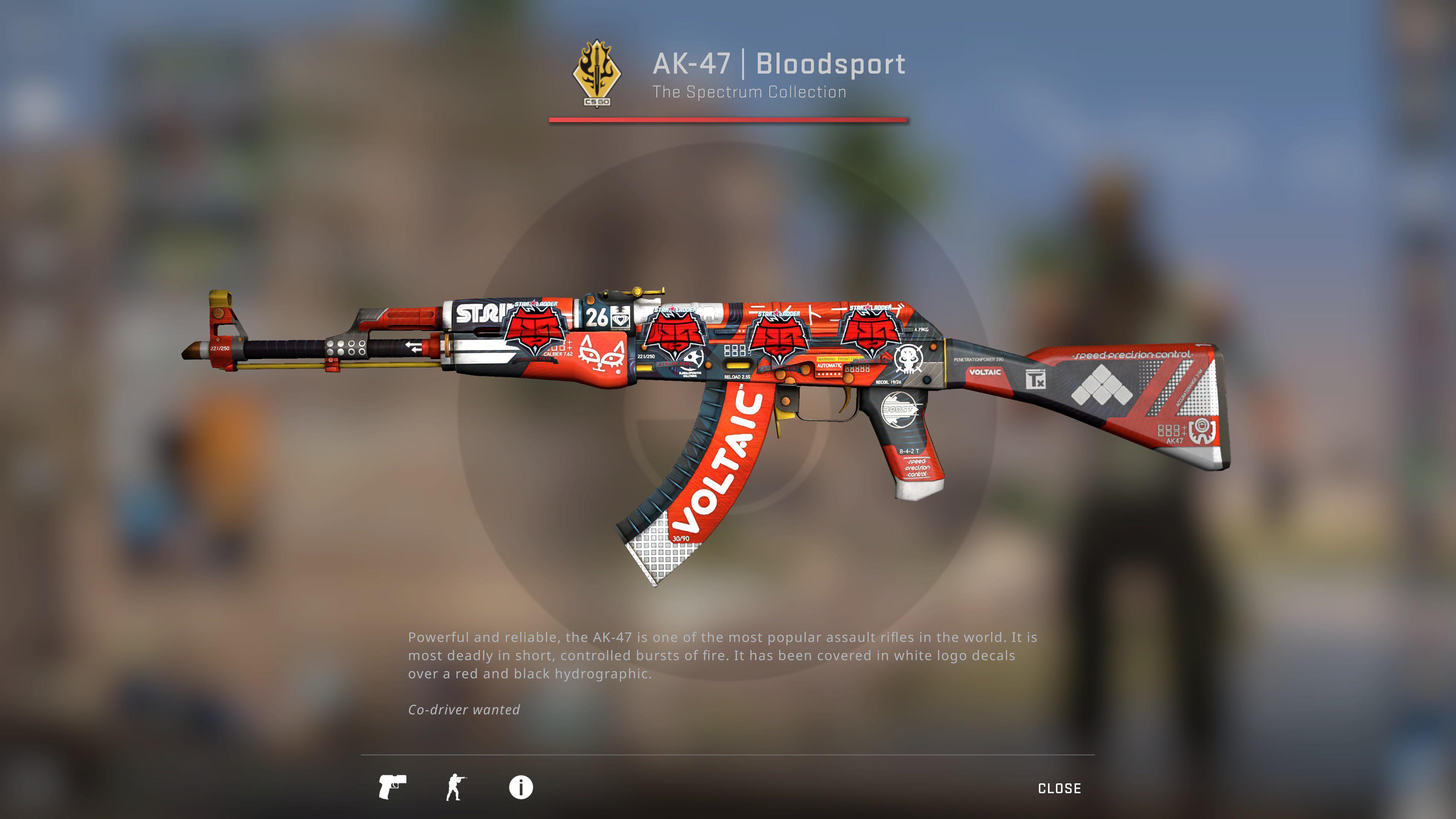 W or L craft for AK47 Bloodsport r/ohnePixel