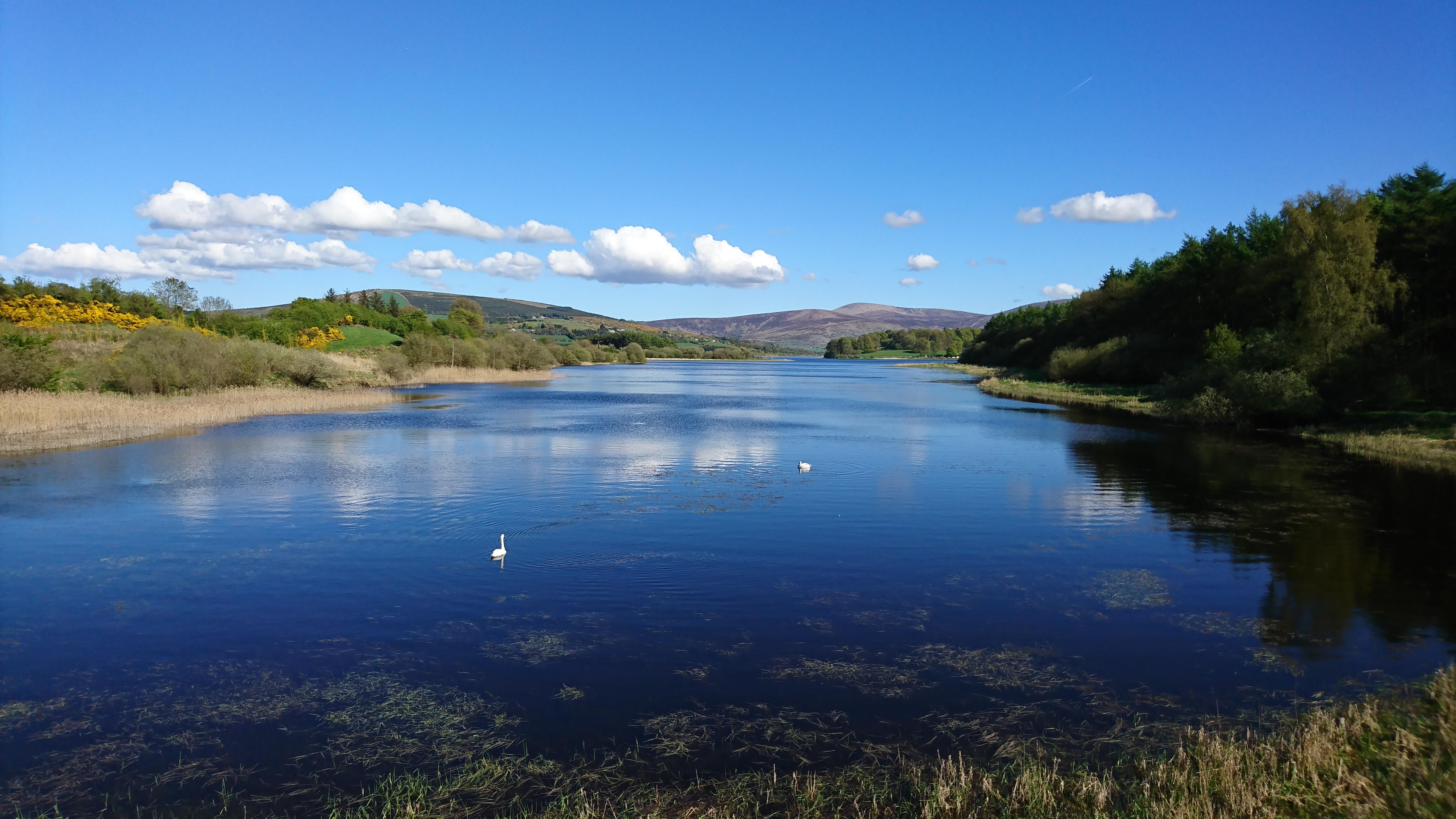 Blessington Lake (Reservoir), Wicklow, Ireland (5984x3366) [OC] r/EarthPorn