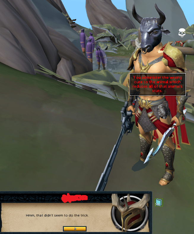 'Bullsmith Mask' chathead doesn't allign with the actual cosmetic r