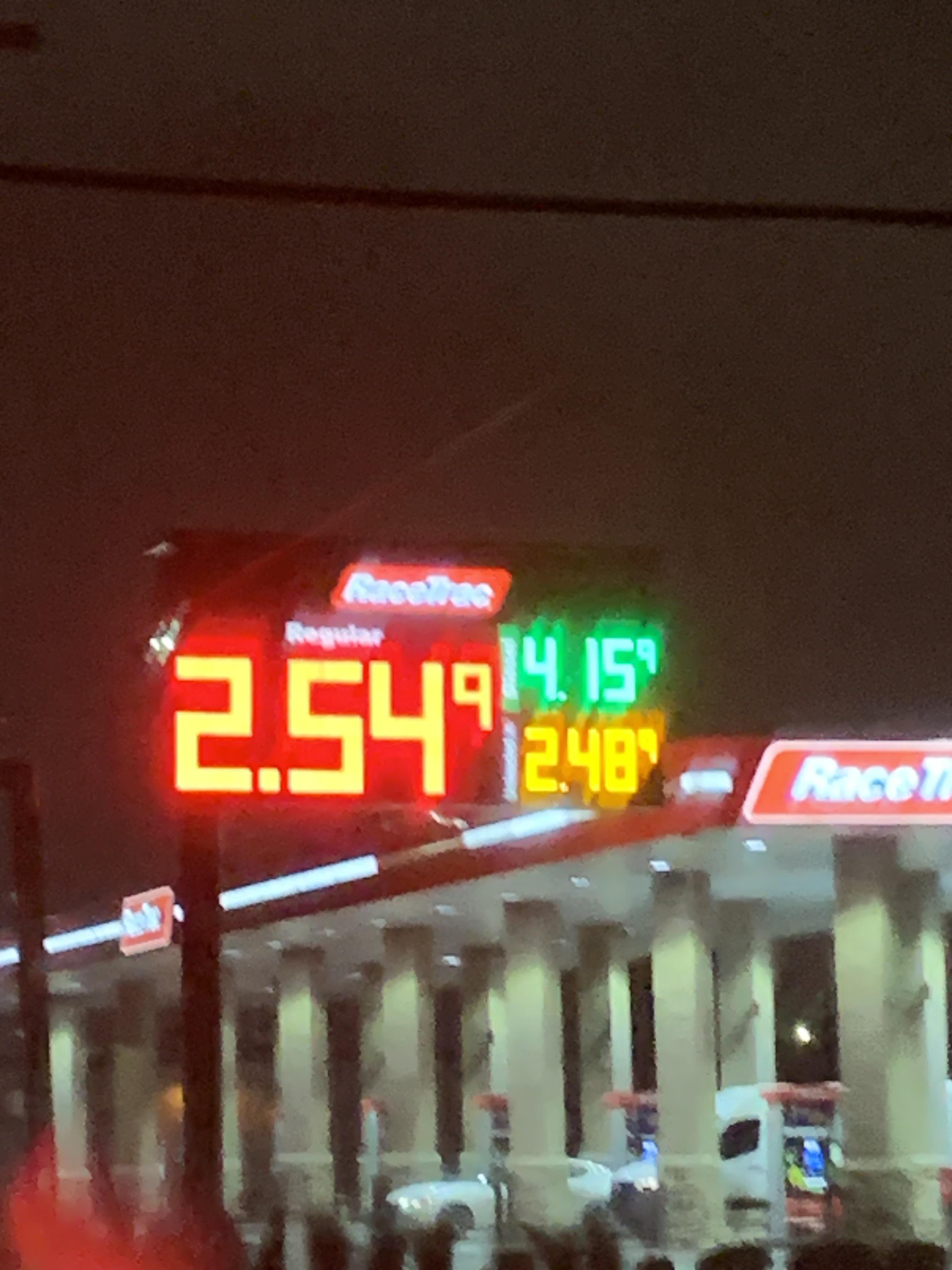 The gas prices in Louisiana r/pics