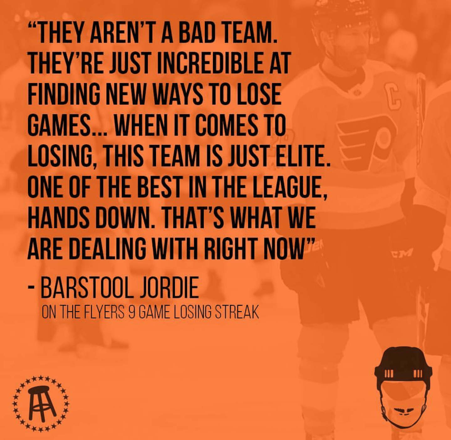 Barstool Jodie says Flyers are "Elite" r/Flyers