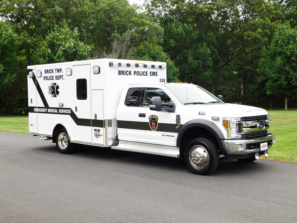 NOT MY PHOTO; Brick Township, NJ. Police(ms?) ambulance. Several small