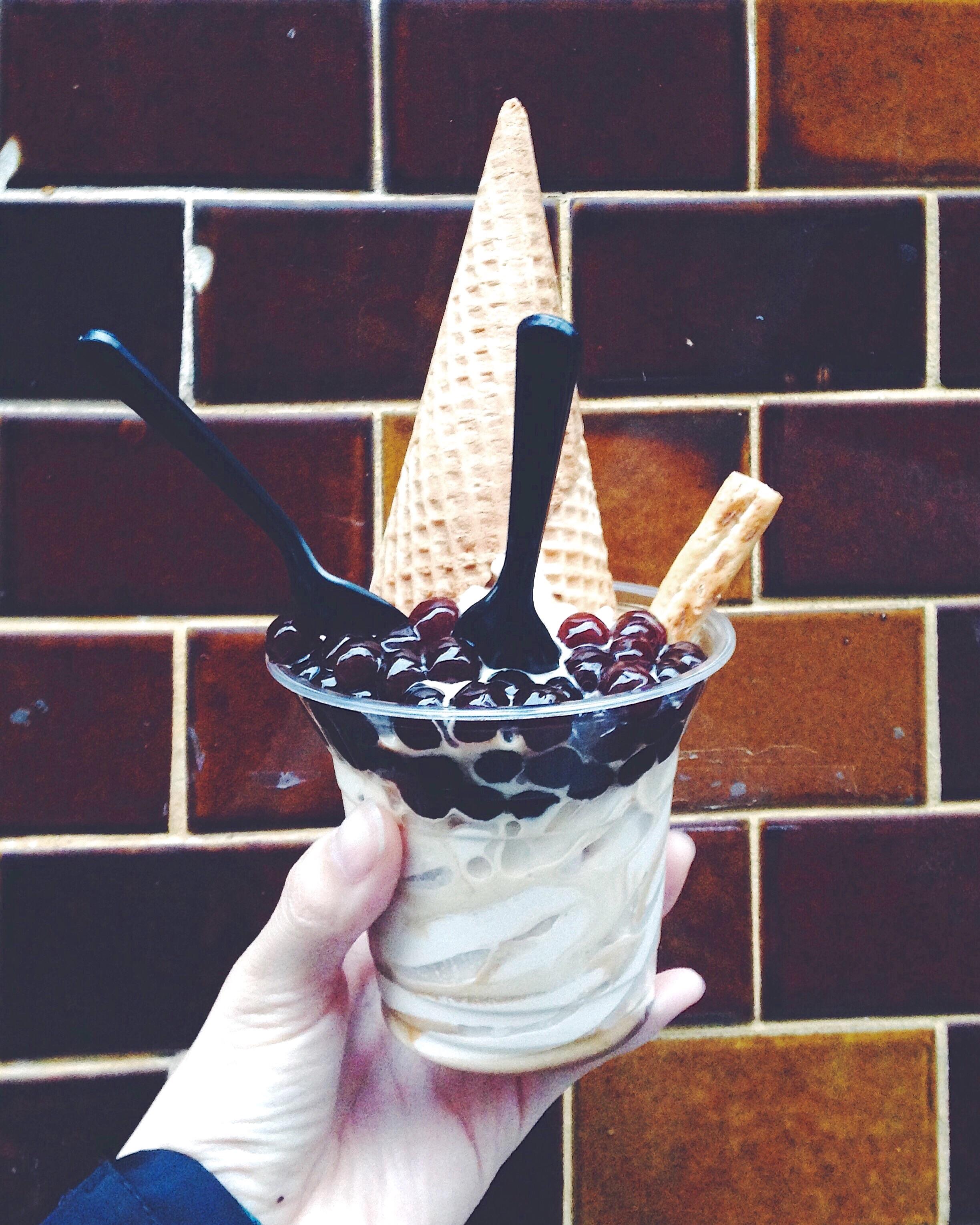 [I ate] Earl Grey Milk Tea Ice Cream (with Boba Pearls)! r/food