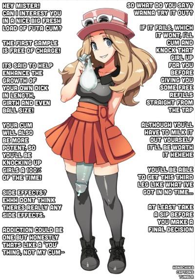 A nice caption : futanari