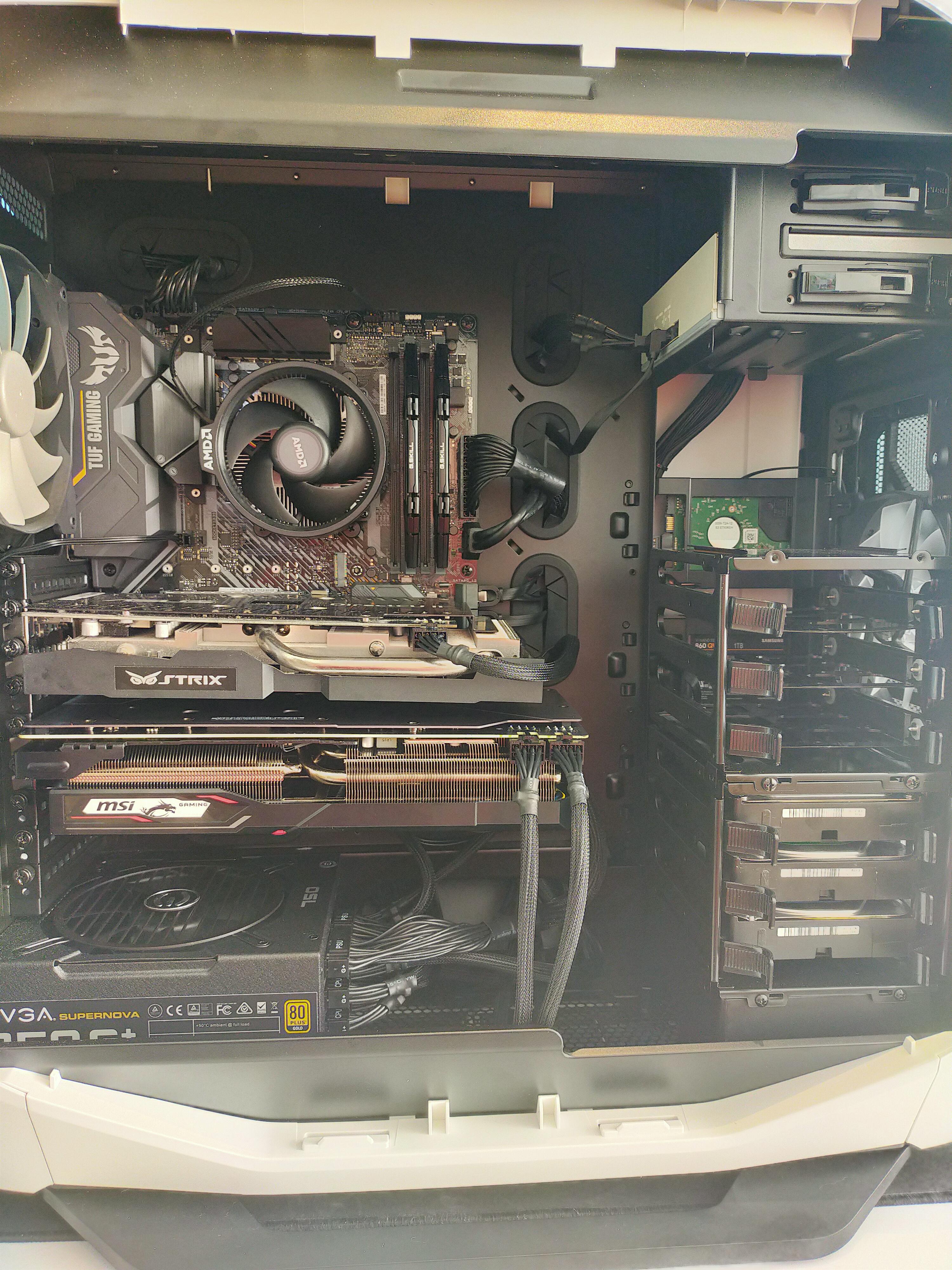 Finally finished me first proper desktop build, couldn't be happier