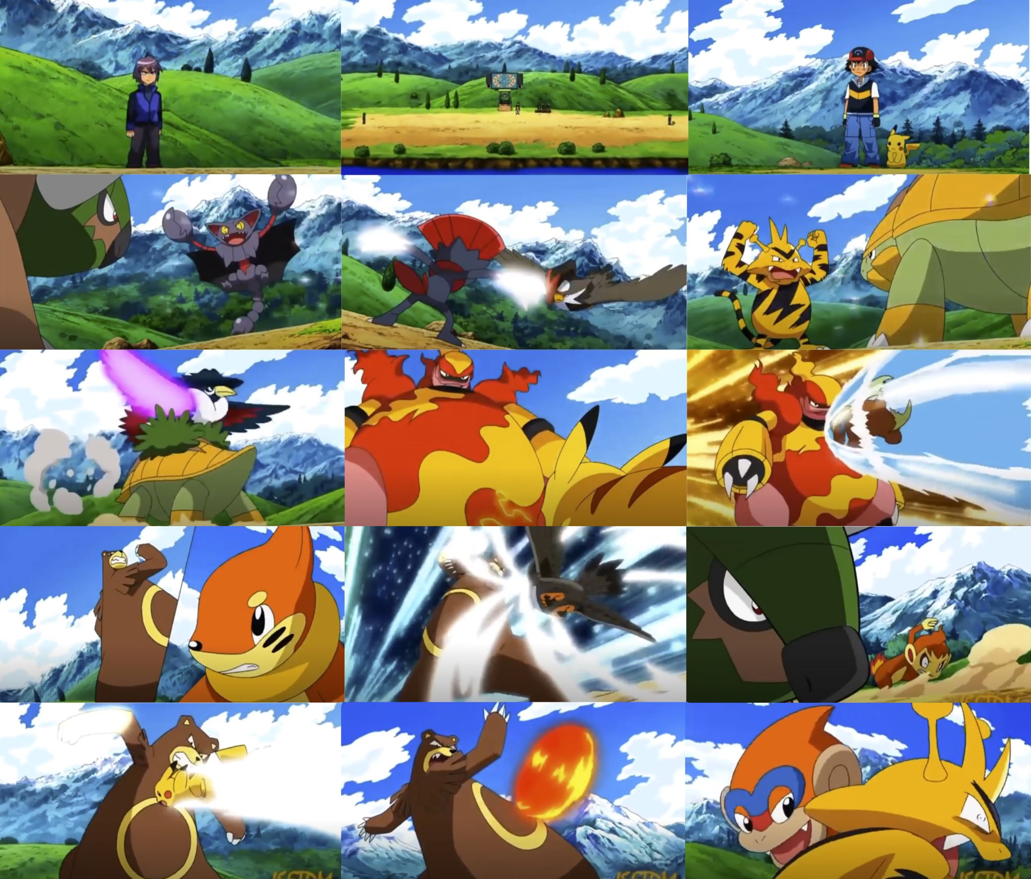 Ash vs Paul at Lake Acuity deserves more attention r/pokemonanime