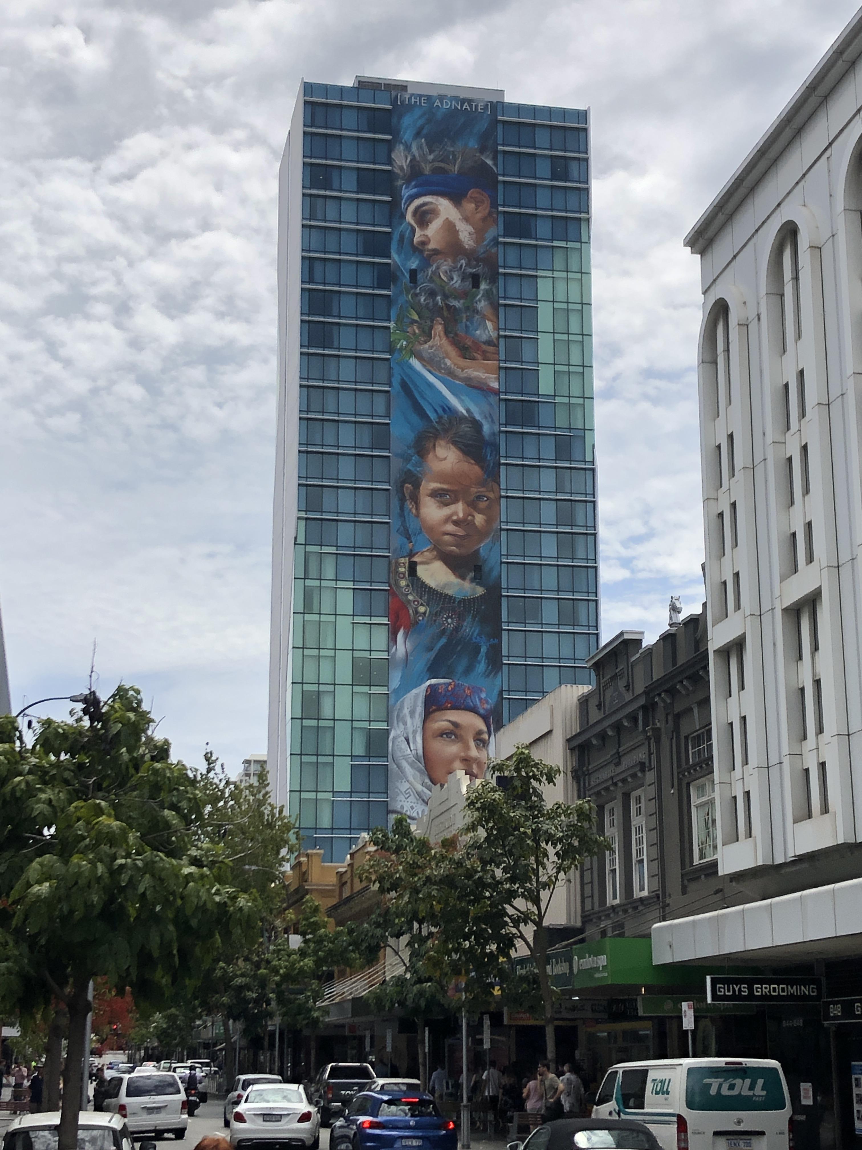 The Adnate large scale artwork. r/perth
