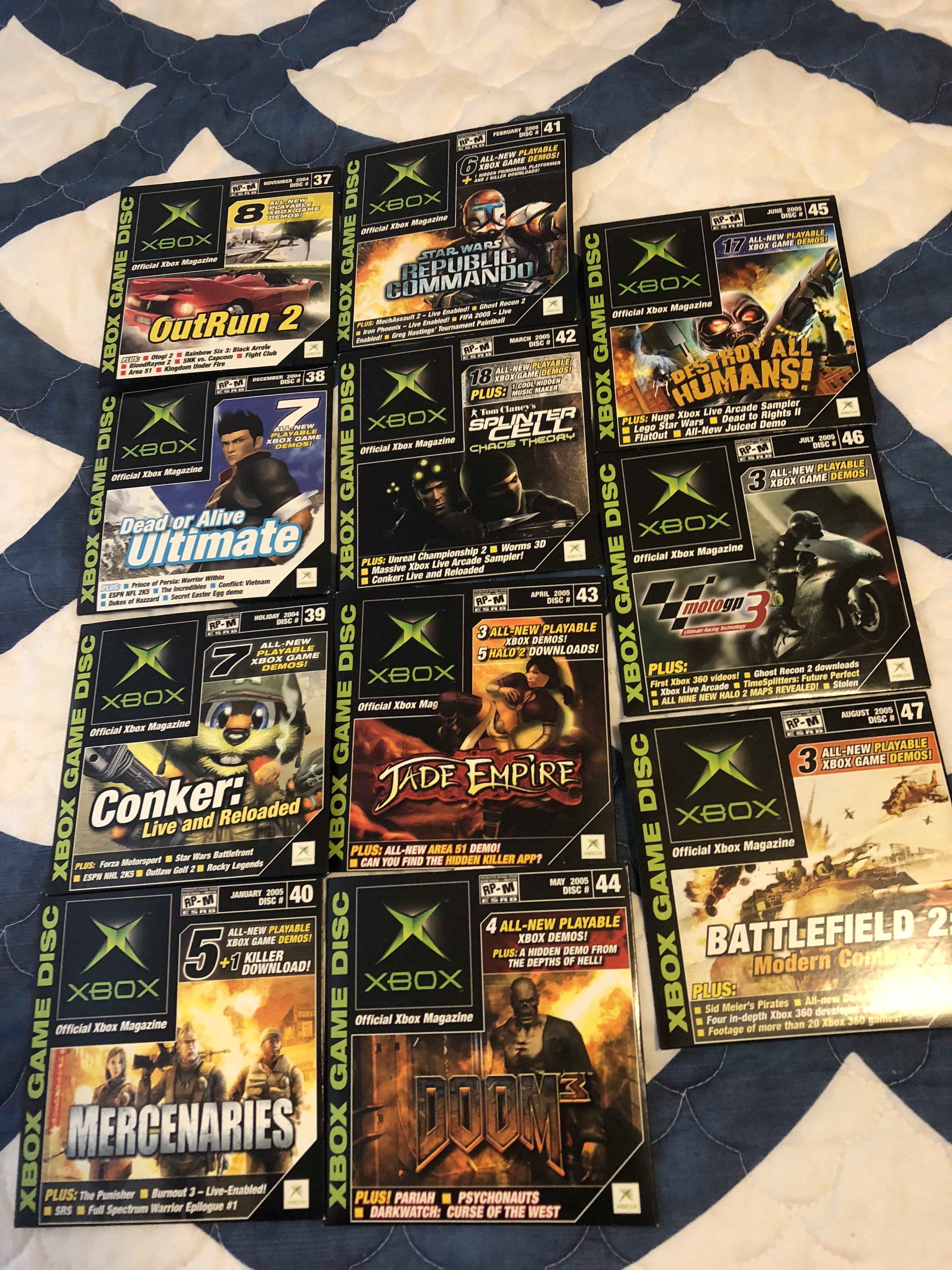 Picked up some Xbox Magazine demo discs for 5 recently r/gamecollecting