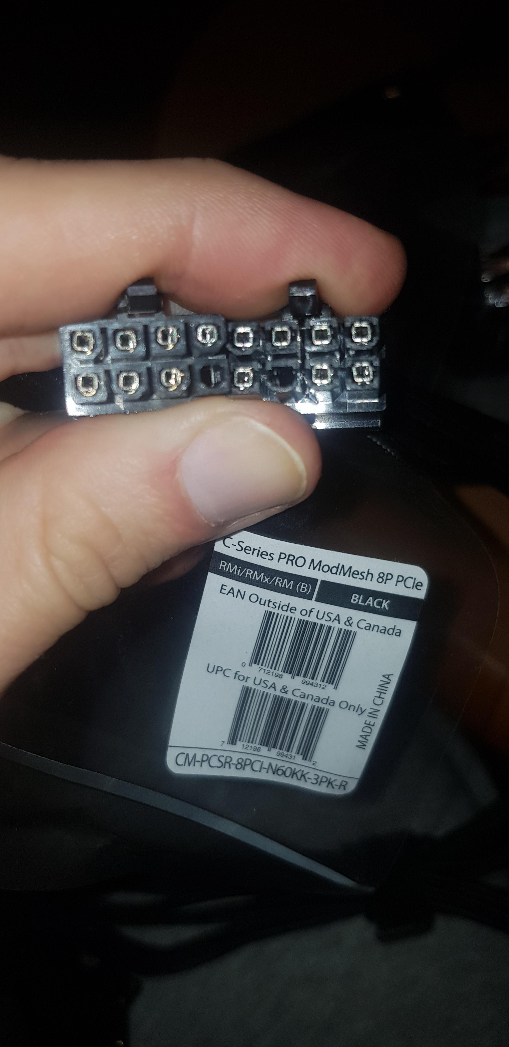 Purchased cablemod according to compatibility list for my SF750 Corsair