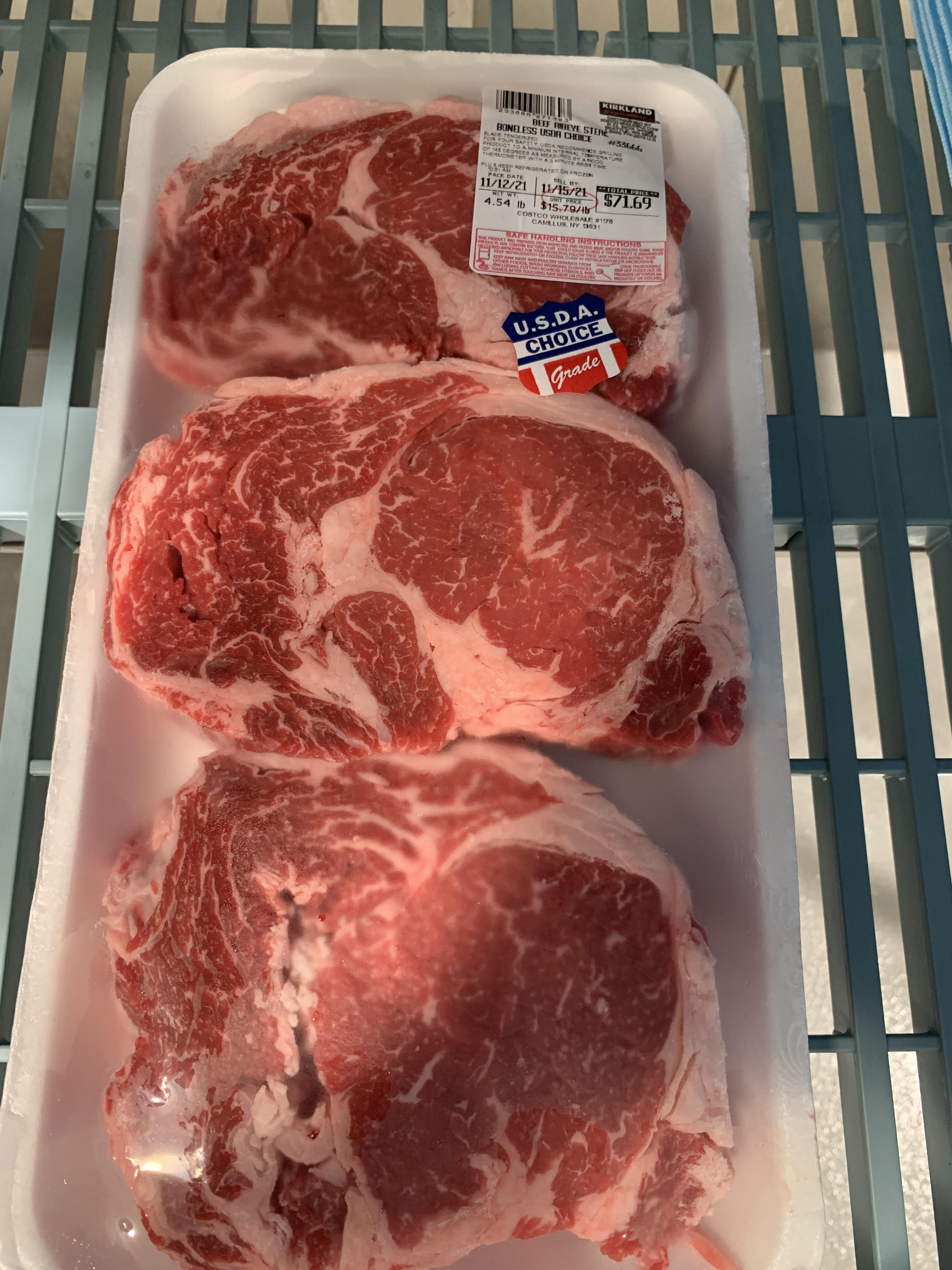I work in the Costco meat dept, wrapped these up today and luckily they were still there at the