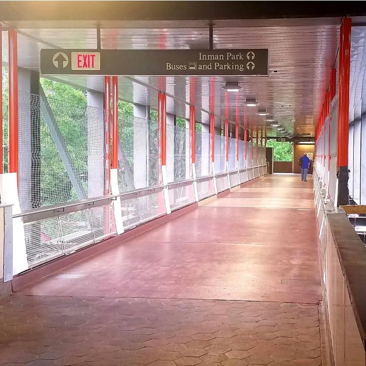 Inman ParkReynoldstown Station North Pedestrian Bridge is Open r