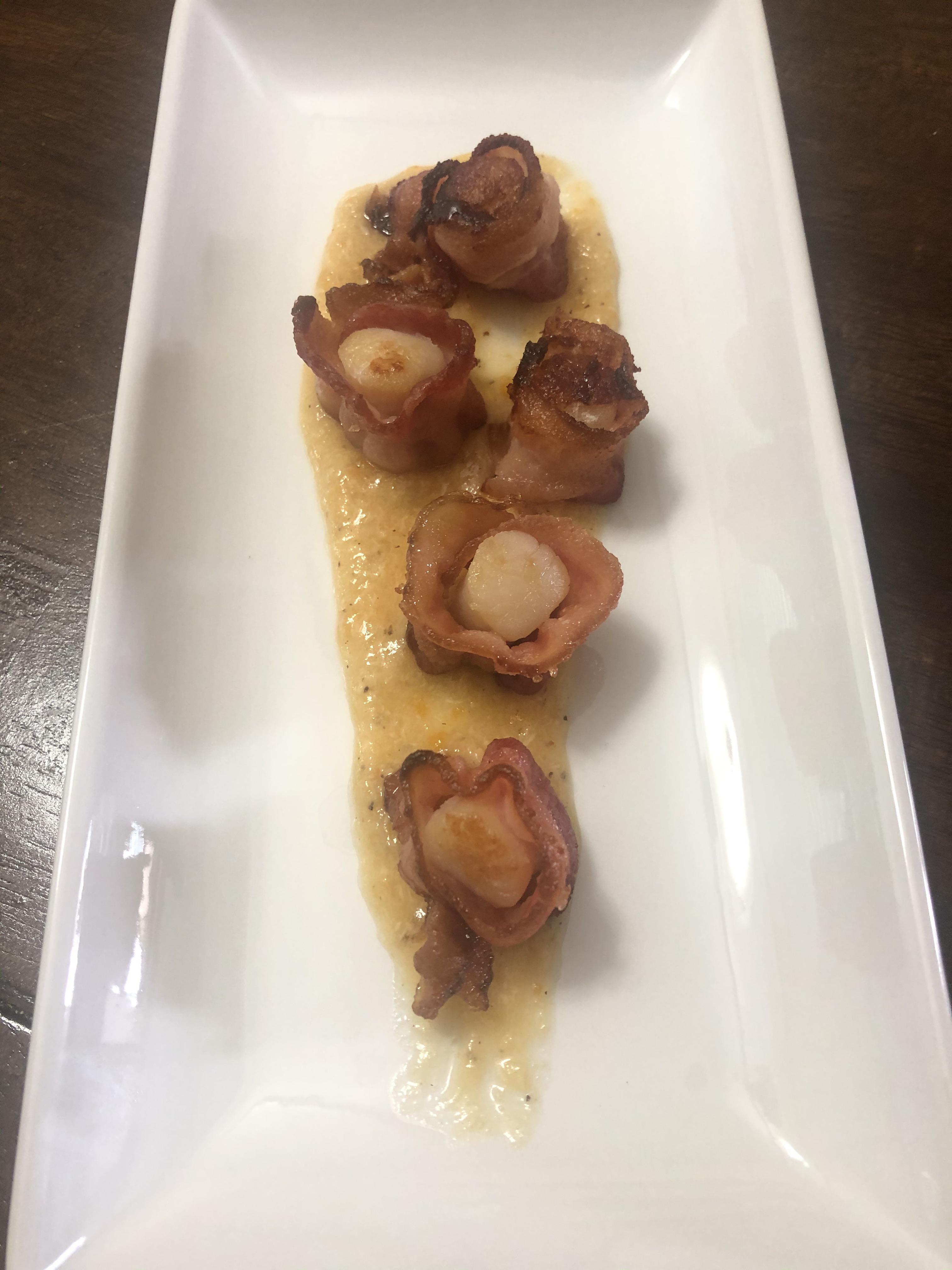 [Homemade] Bacon Wrapped Scallops r/food
