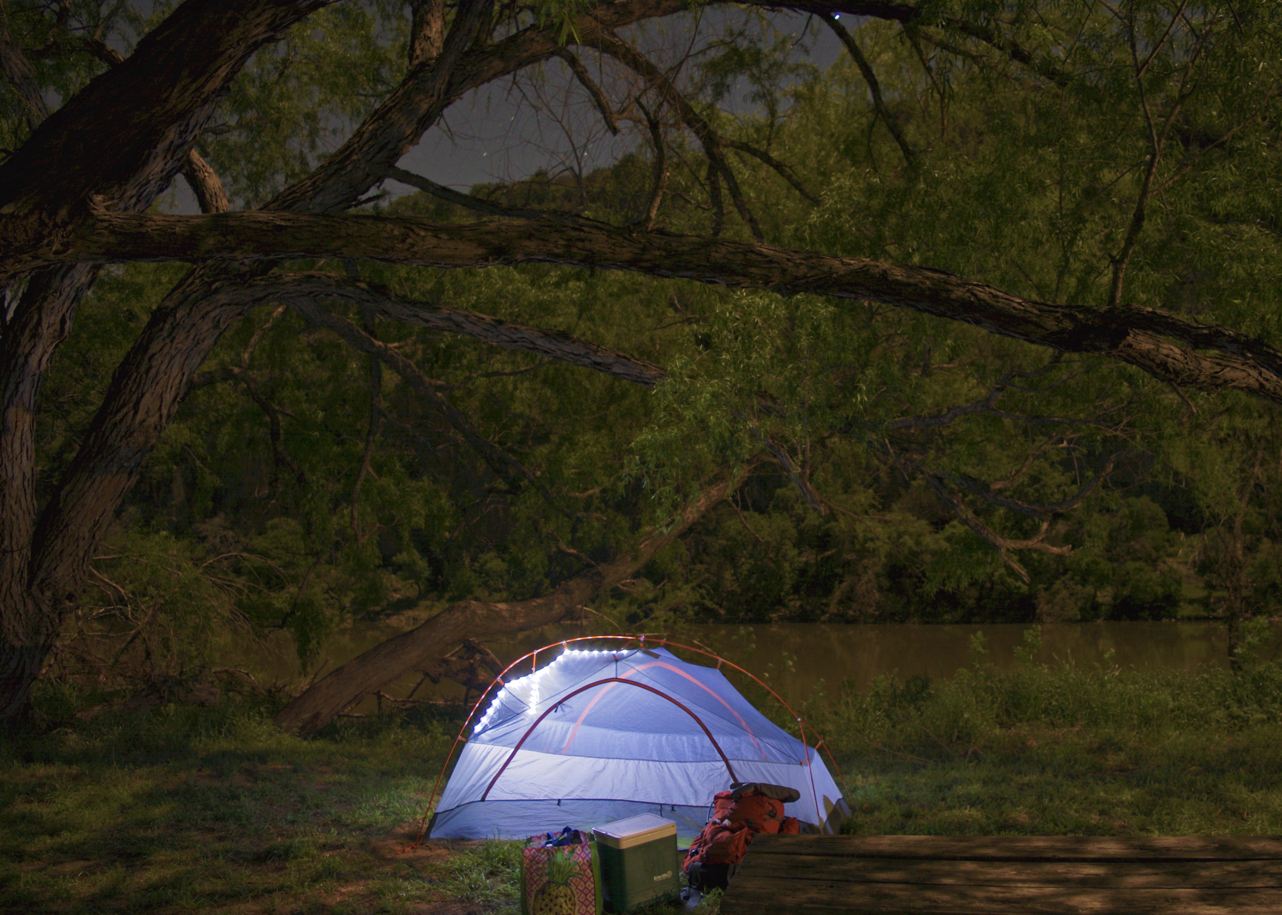 Finally got to use my REI garage sale purchase r/camping