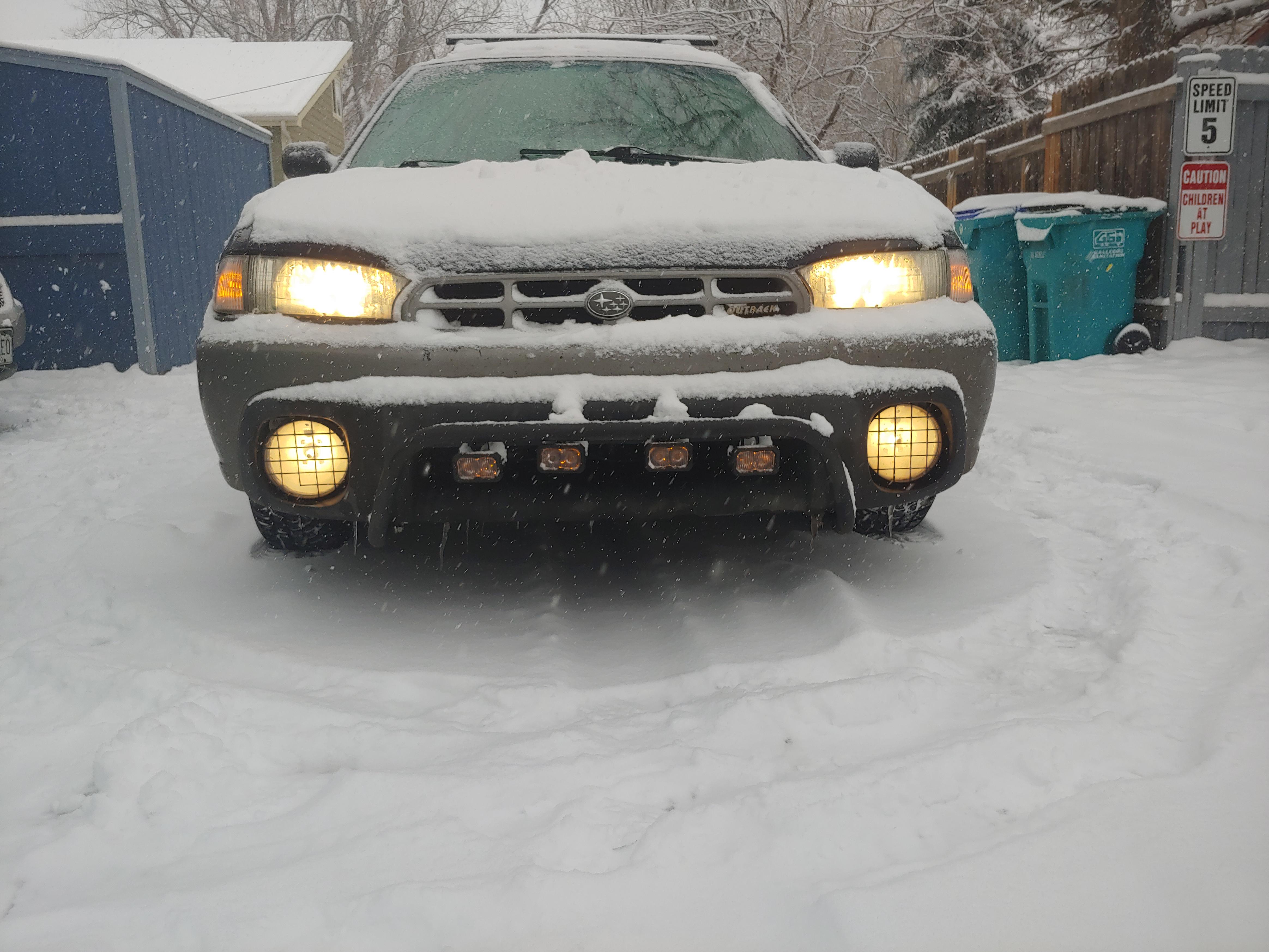 Finally got my lights! Subaru_Outback
