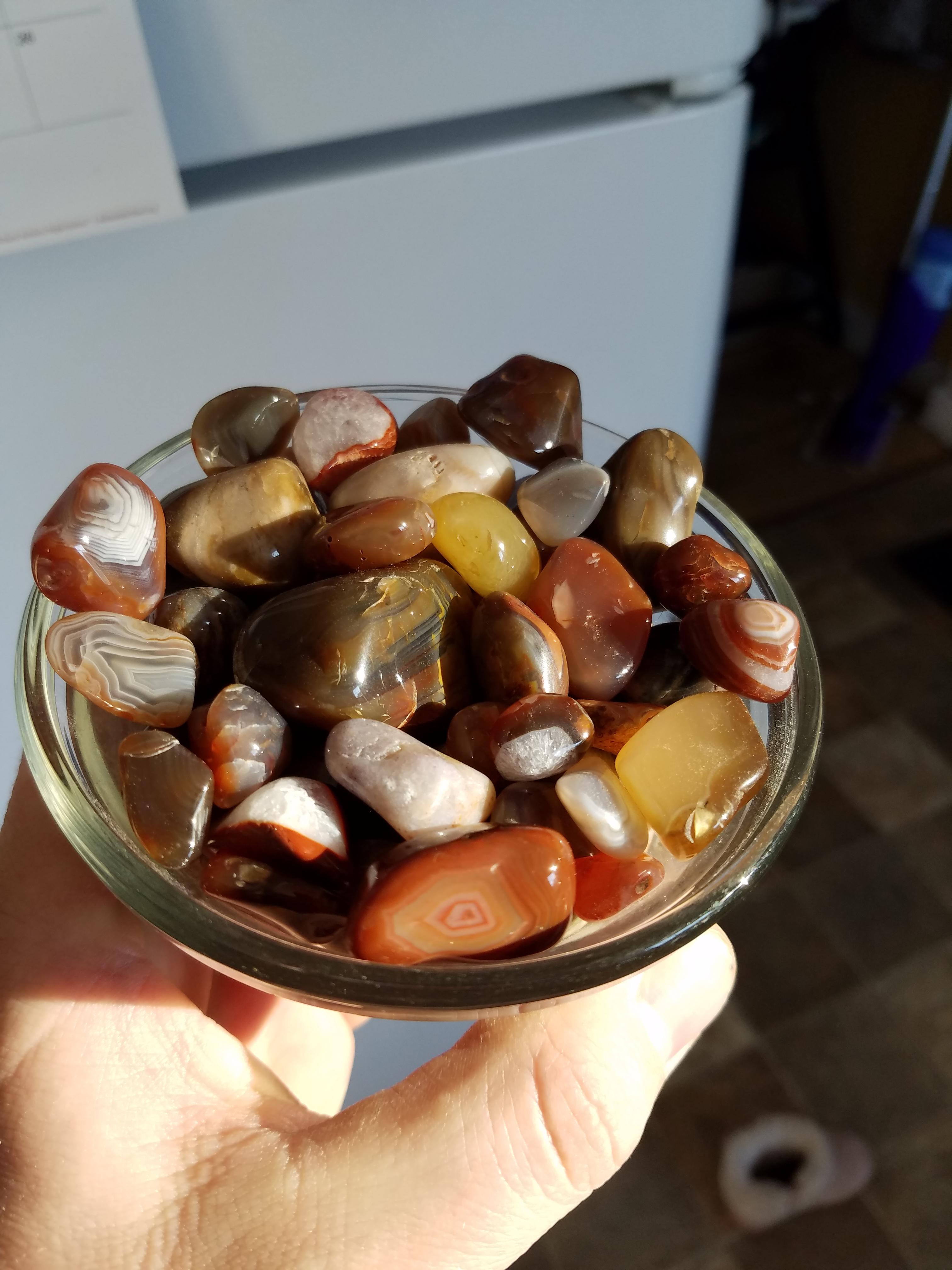 Minnesota agates from my latest tumble. r/Agates