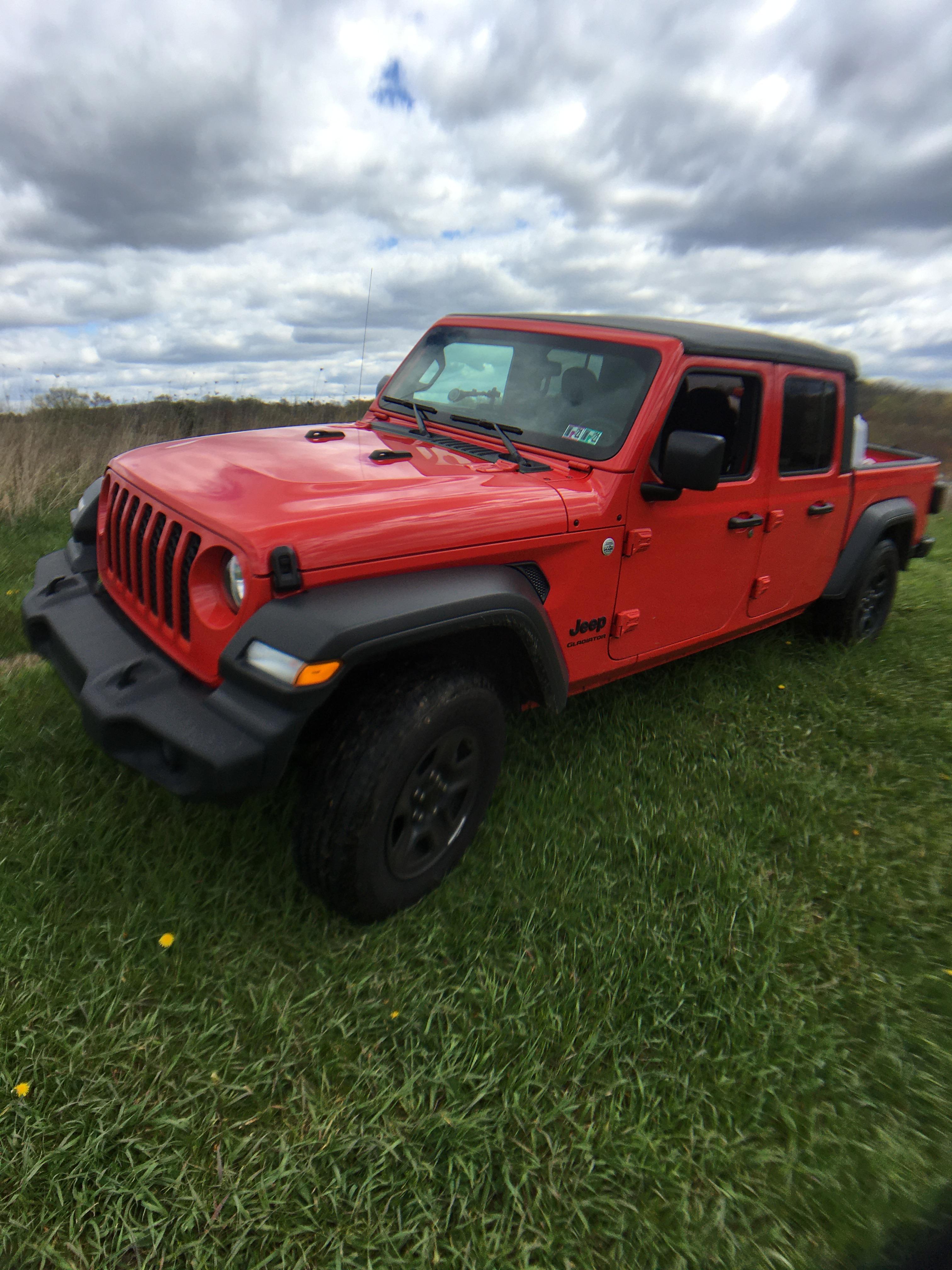 I have a video of this Jeep with 100ga of cider strapped in... rounding