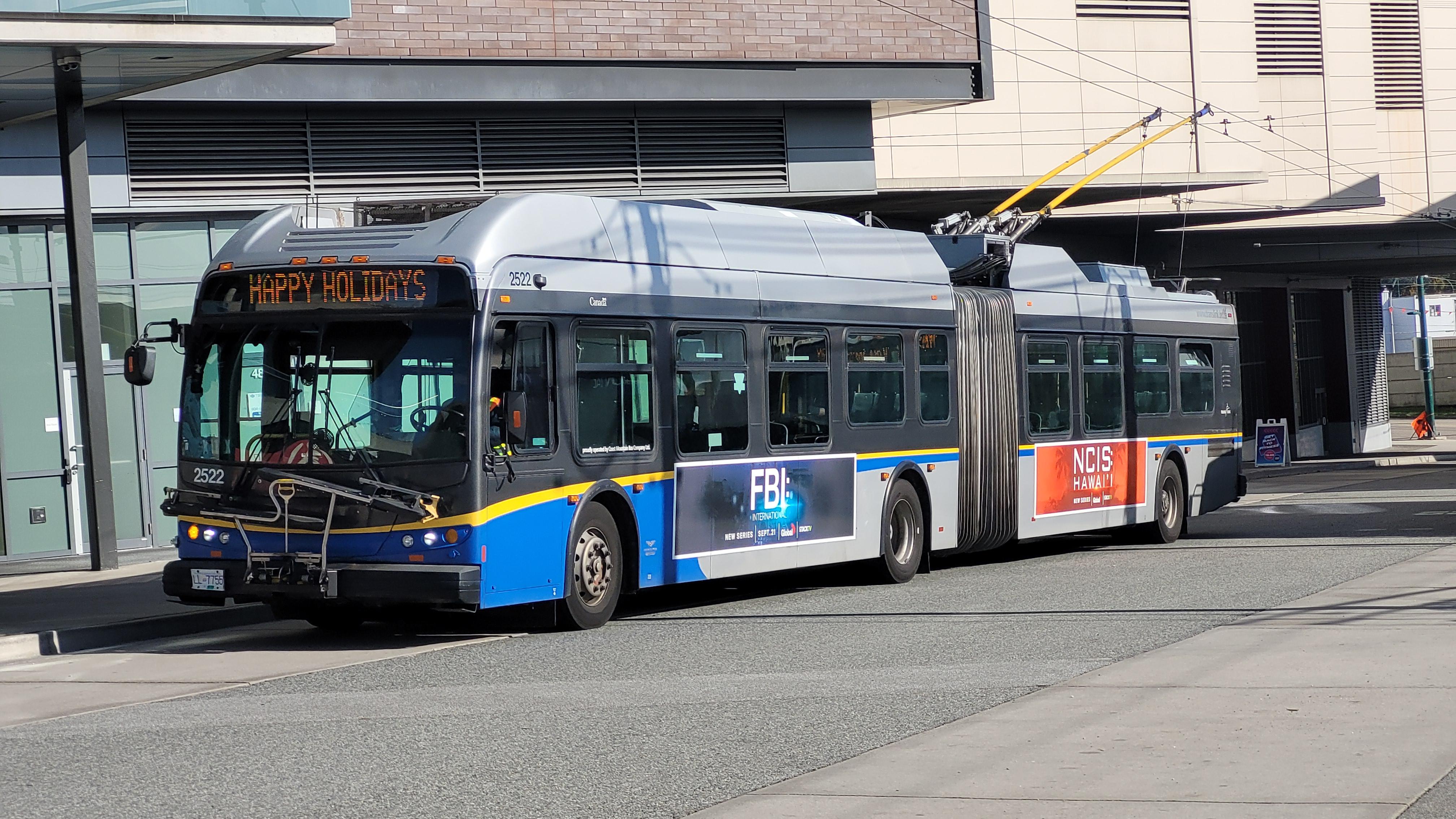 Vancouver Translink E60LFR at Marine Drive Station r/transit