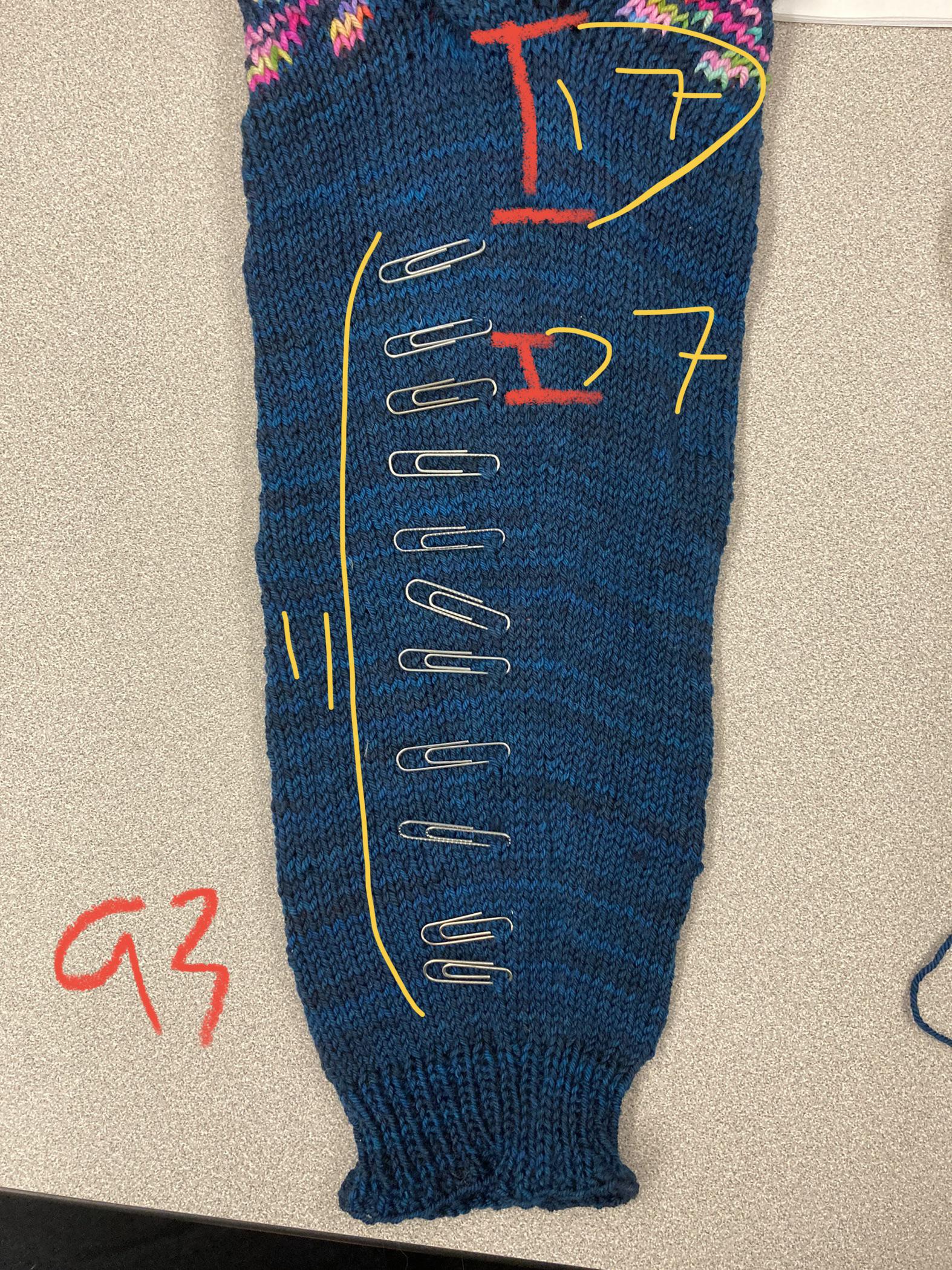 Been on a knitting hiatus for months. Feel like a genius figuring out