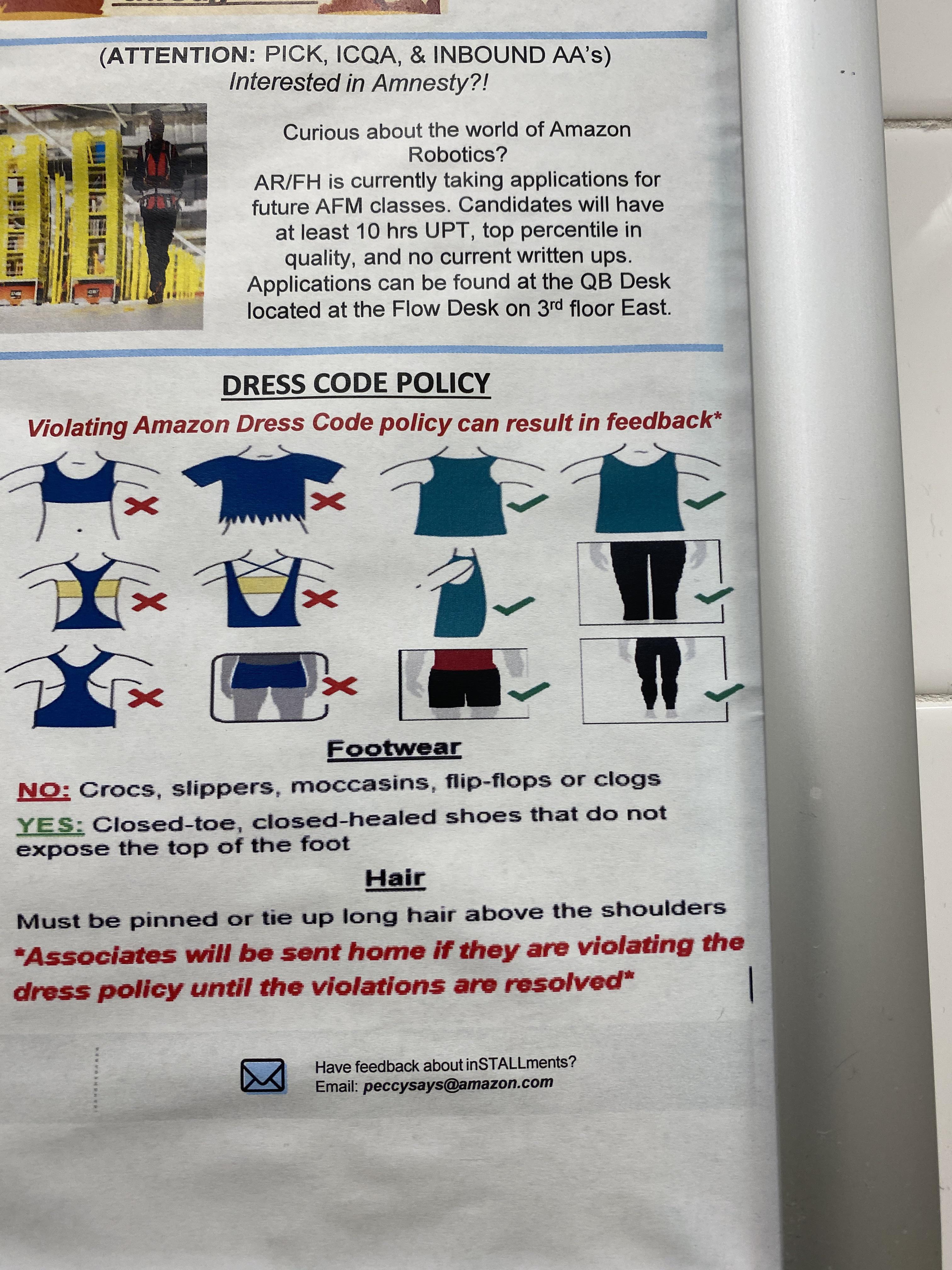 BDL3 dress code r/FASCAmazon