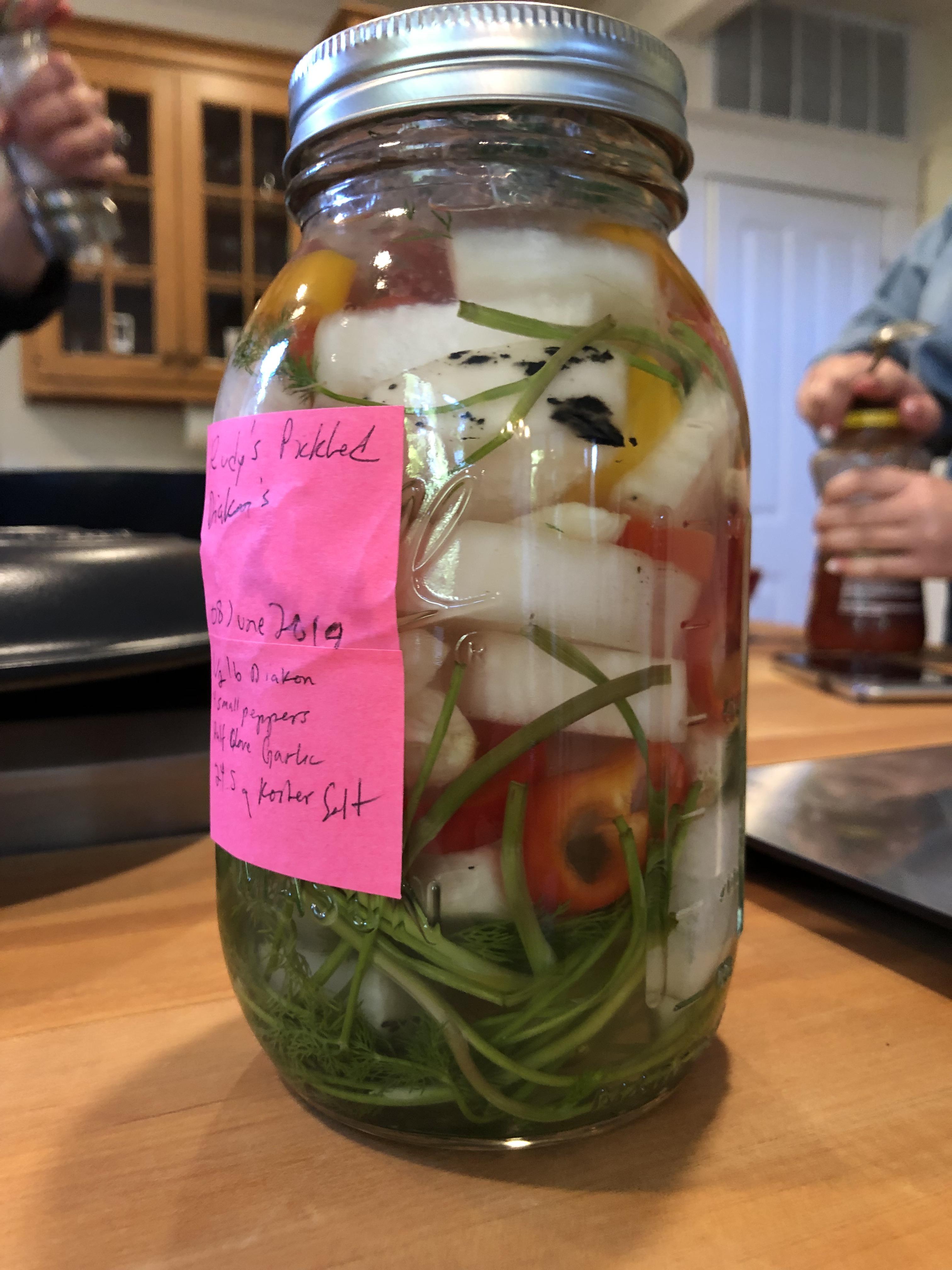 Pickled daikon project r/fermentation