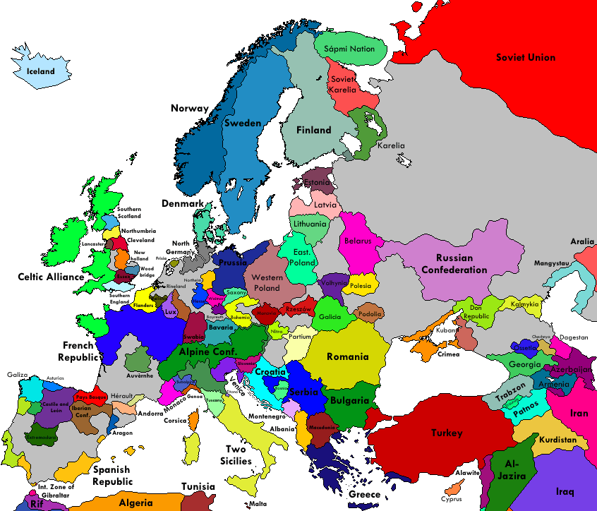 Compare and Contrast Historical Maps of Europe